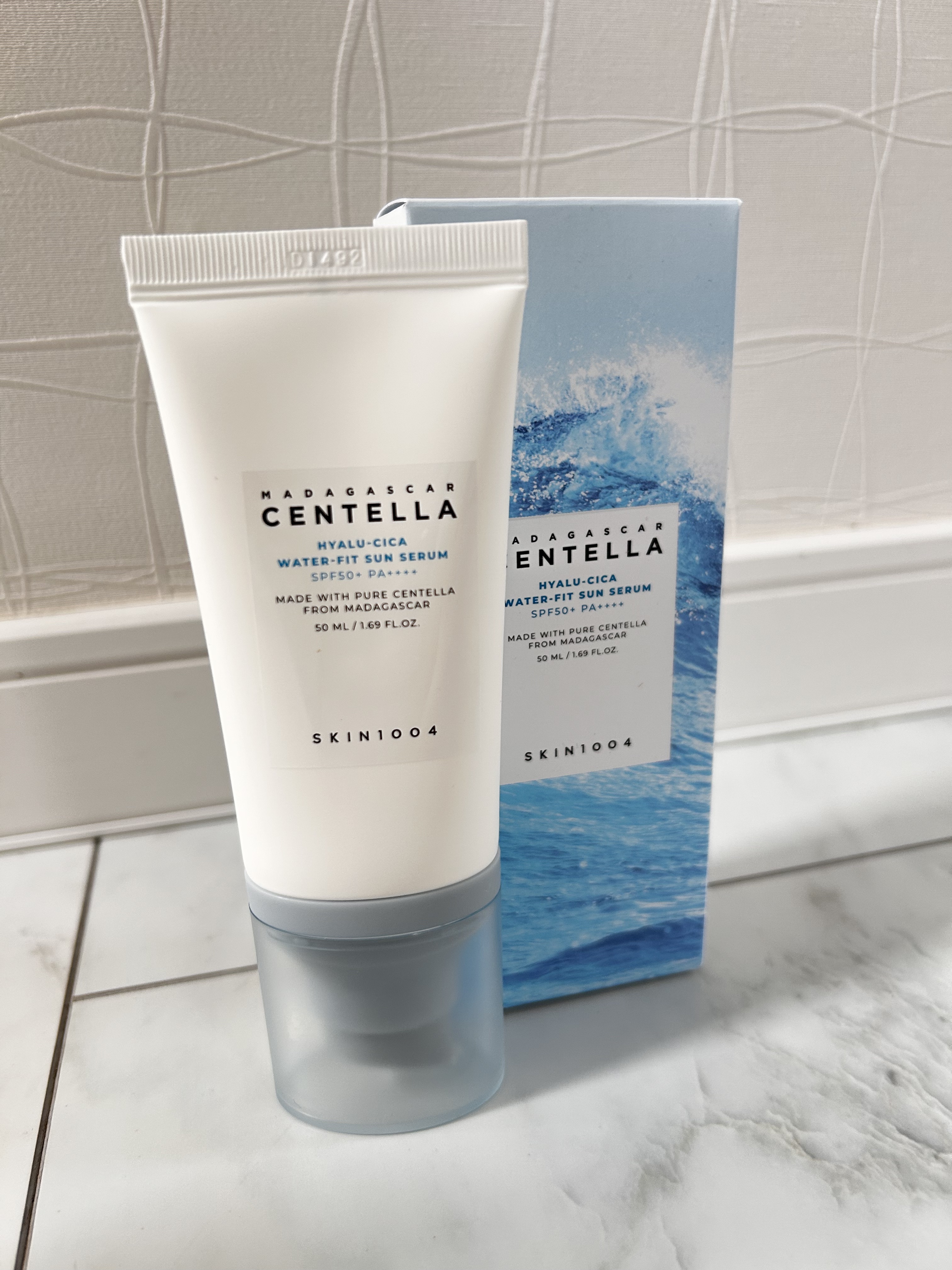 ヒアルーシカ ウォーターフィット サンセラム/SKIN1004/日焼け止めローションを使ったクチコミ（1枚目）