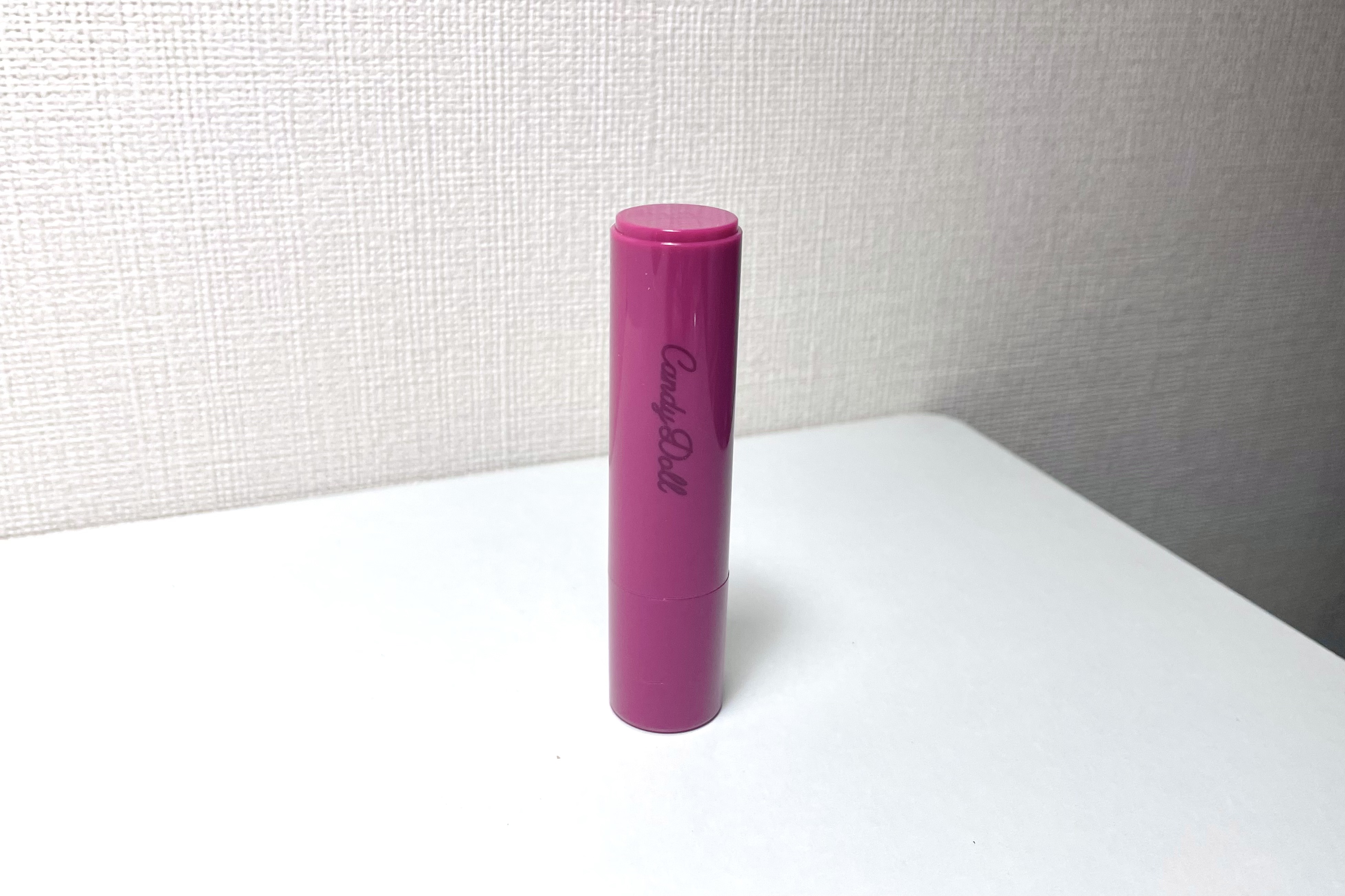 モイスチャーリップスティック 05 カシスグロウ/CandyDoll/口紅を使ったクチコミ（2枚目）