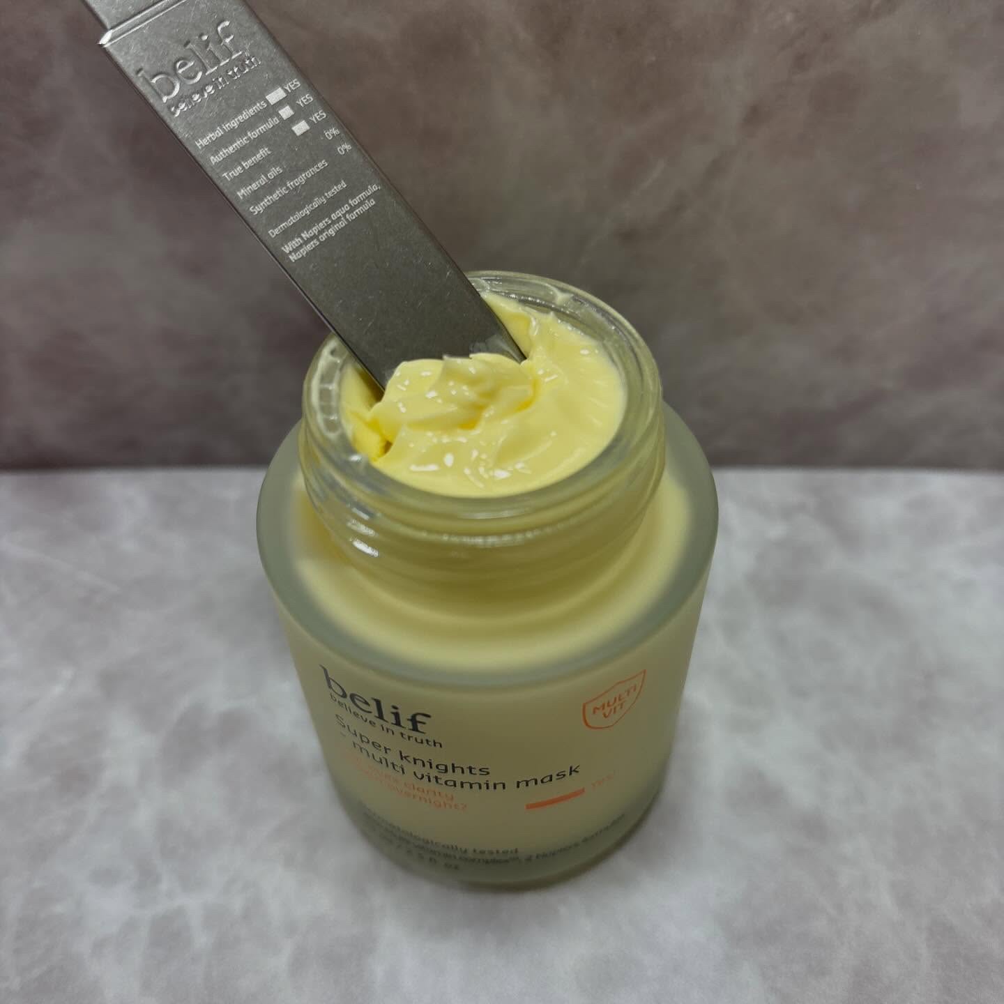 スーパーナイツ ビタミンマスク/belif/フェイスクリームを使ったクチコミ（3枚目）