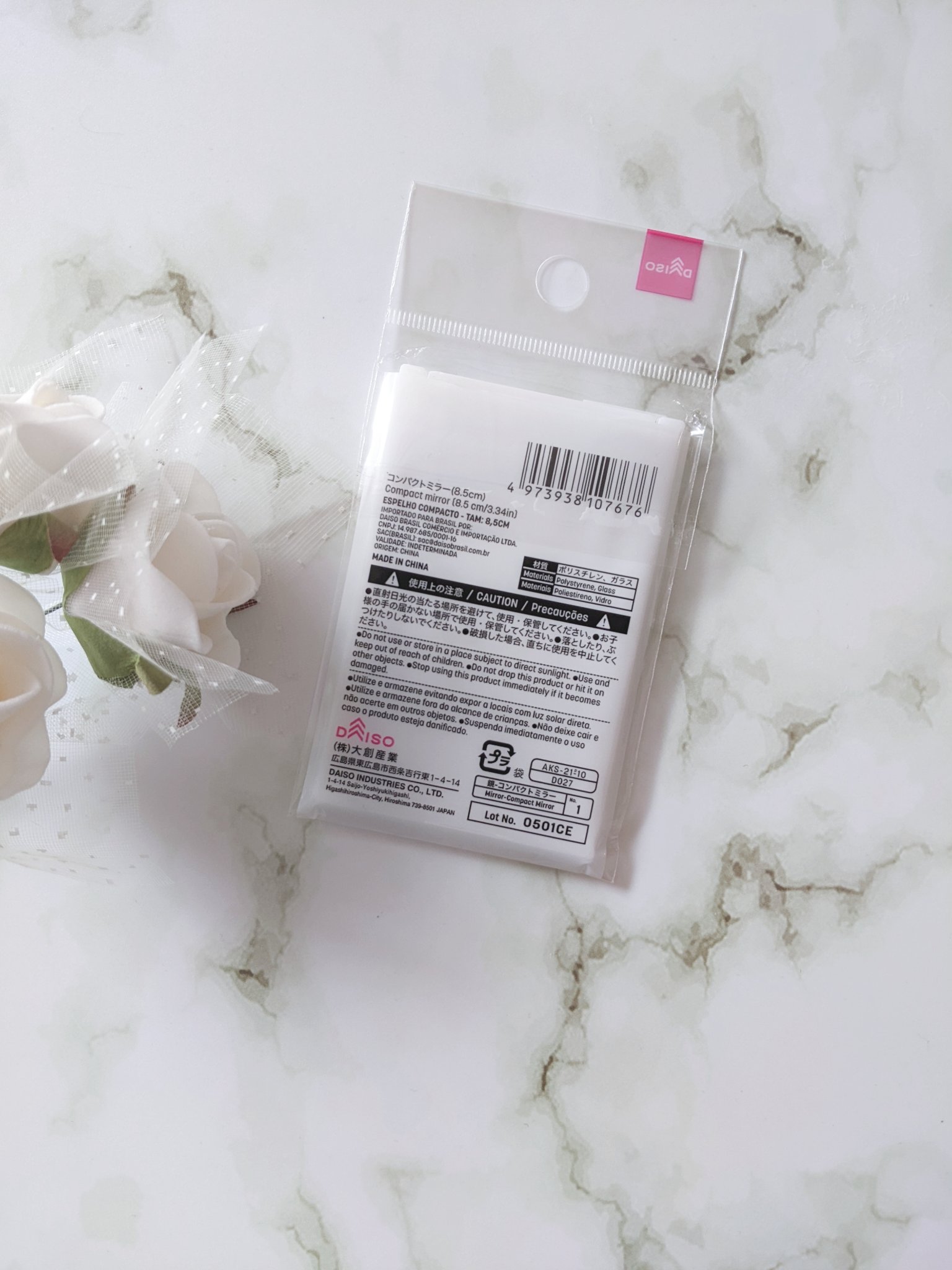 コンパクトミラー/DAISO/その他化粧小物を使ったクチコミ（2枚目）