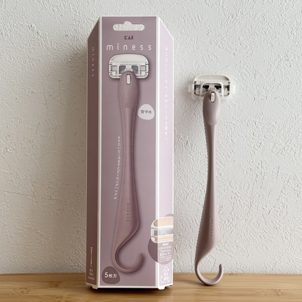 miness 背中用カミソリ/貝印/シェーバーを使ったクチコミ（1枚目）