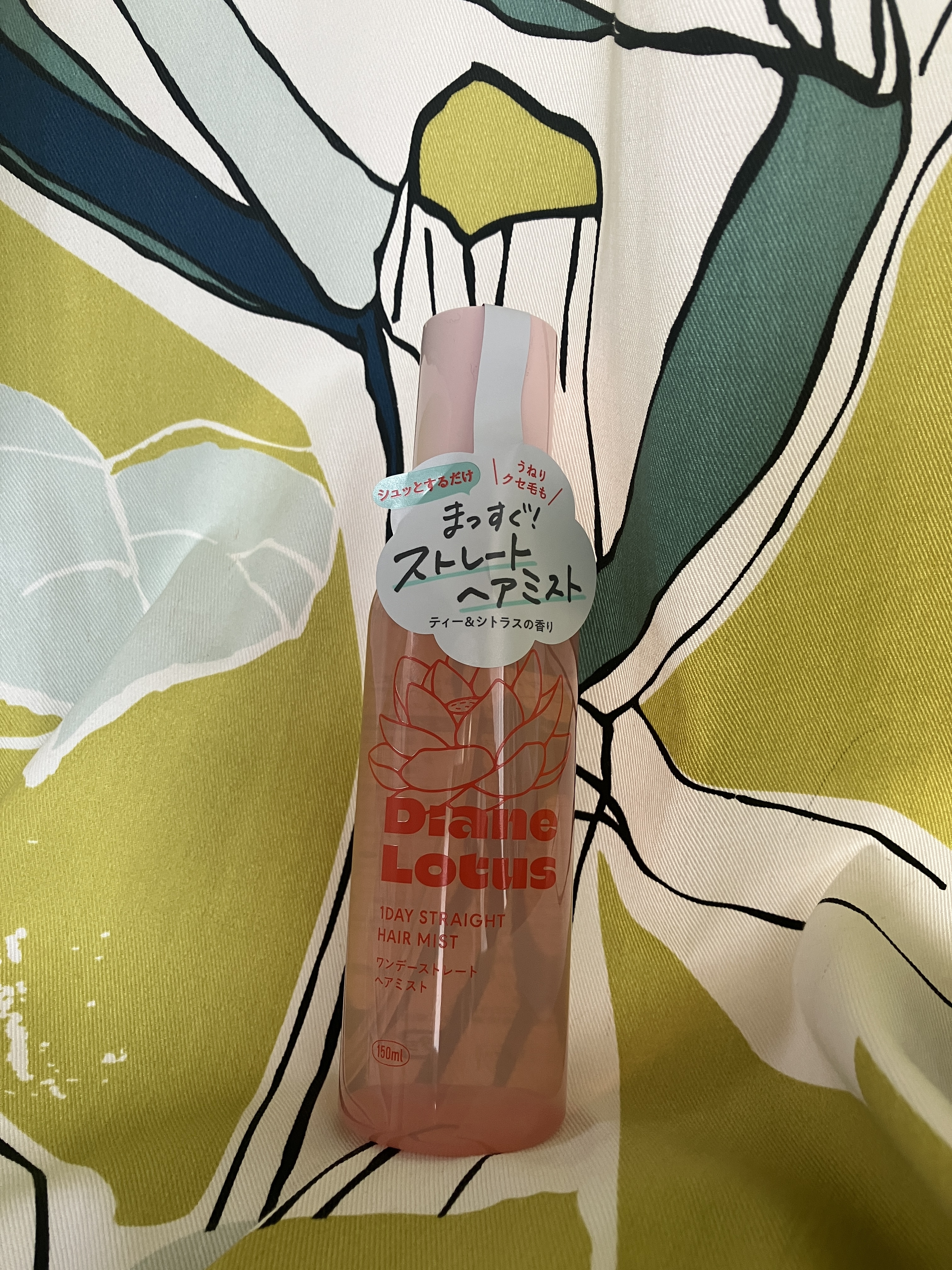 ロータス ワンデーストレート ヘアミスト ティー＆シトラスの香り/ダイアン/ヘアミストを使ったクチコミ（2枚目）