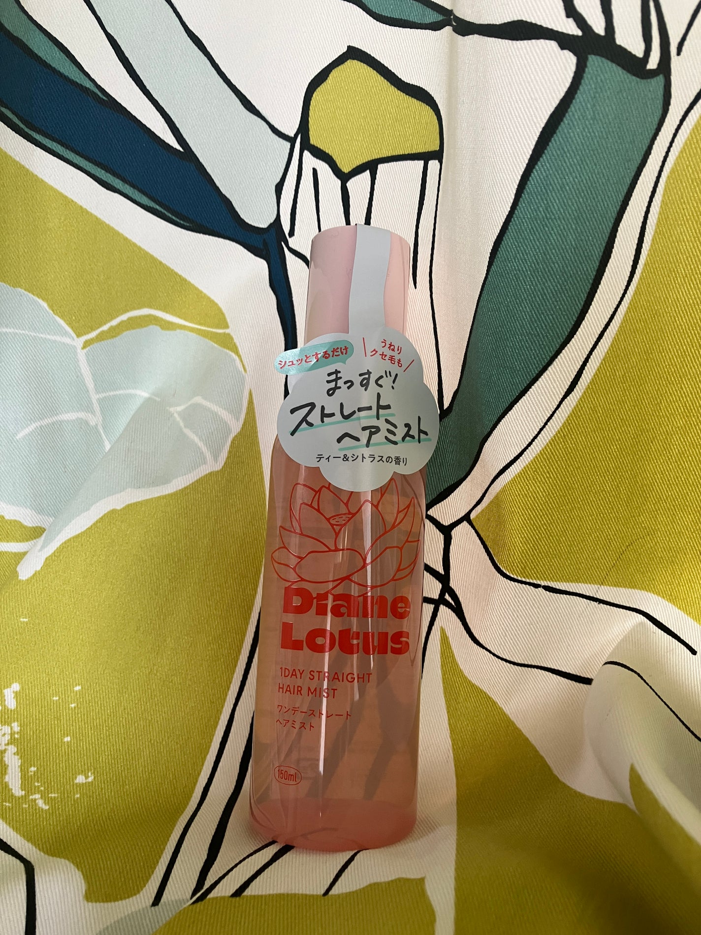 ロータス ワンデーストレート ヘアミスト ティー&シトラスの香り/ダイアン/ヘアミストを使ったクチコミ(2枚目)