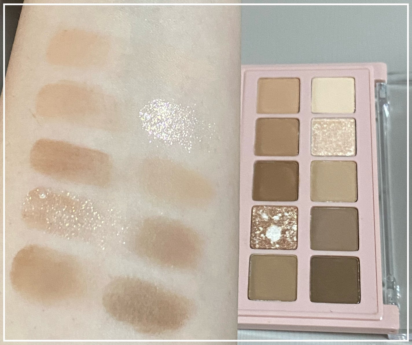 KM デイリートーンアイシャドウパレット/Kyumme/アイシャドウパレットを使ったクチコミ(3枚目)