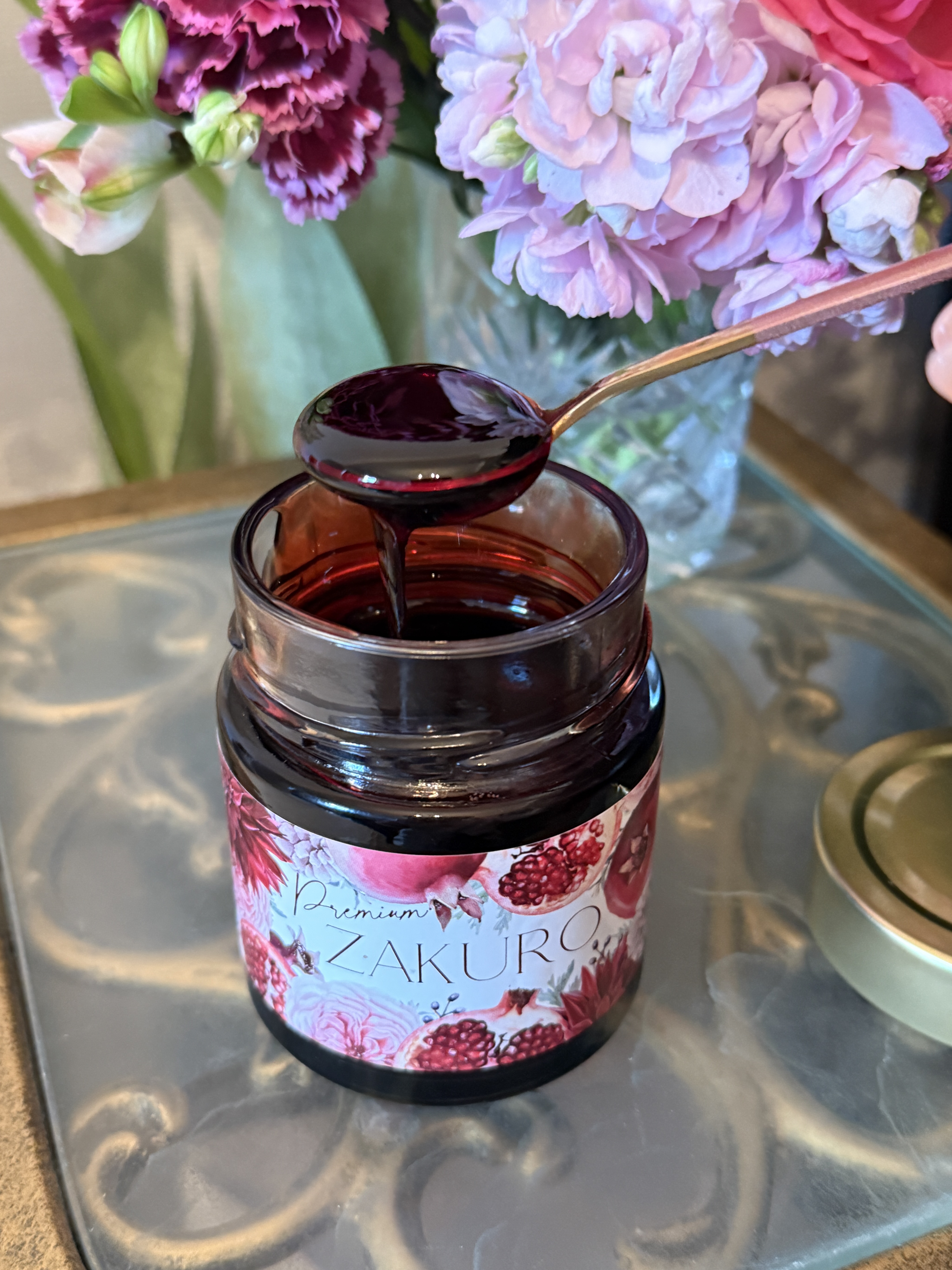 プレミアムザクロペースト/ヴァレデローズ/食品を使ったクチコミ（2枚目）