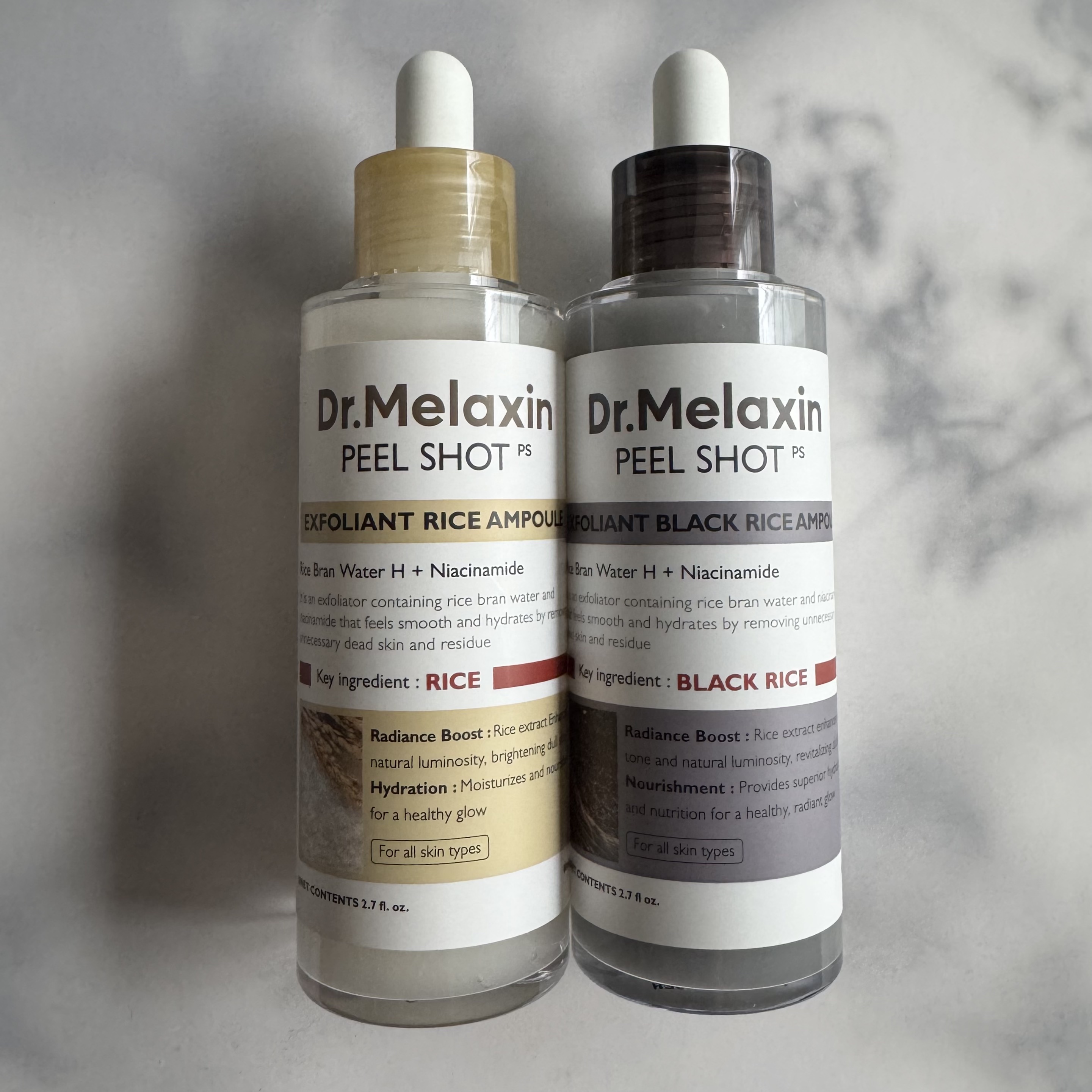 白米ピールショットゴマージュアンプル/Dr.Melaxin/美容液を使ったクチコミ（2枚目）