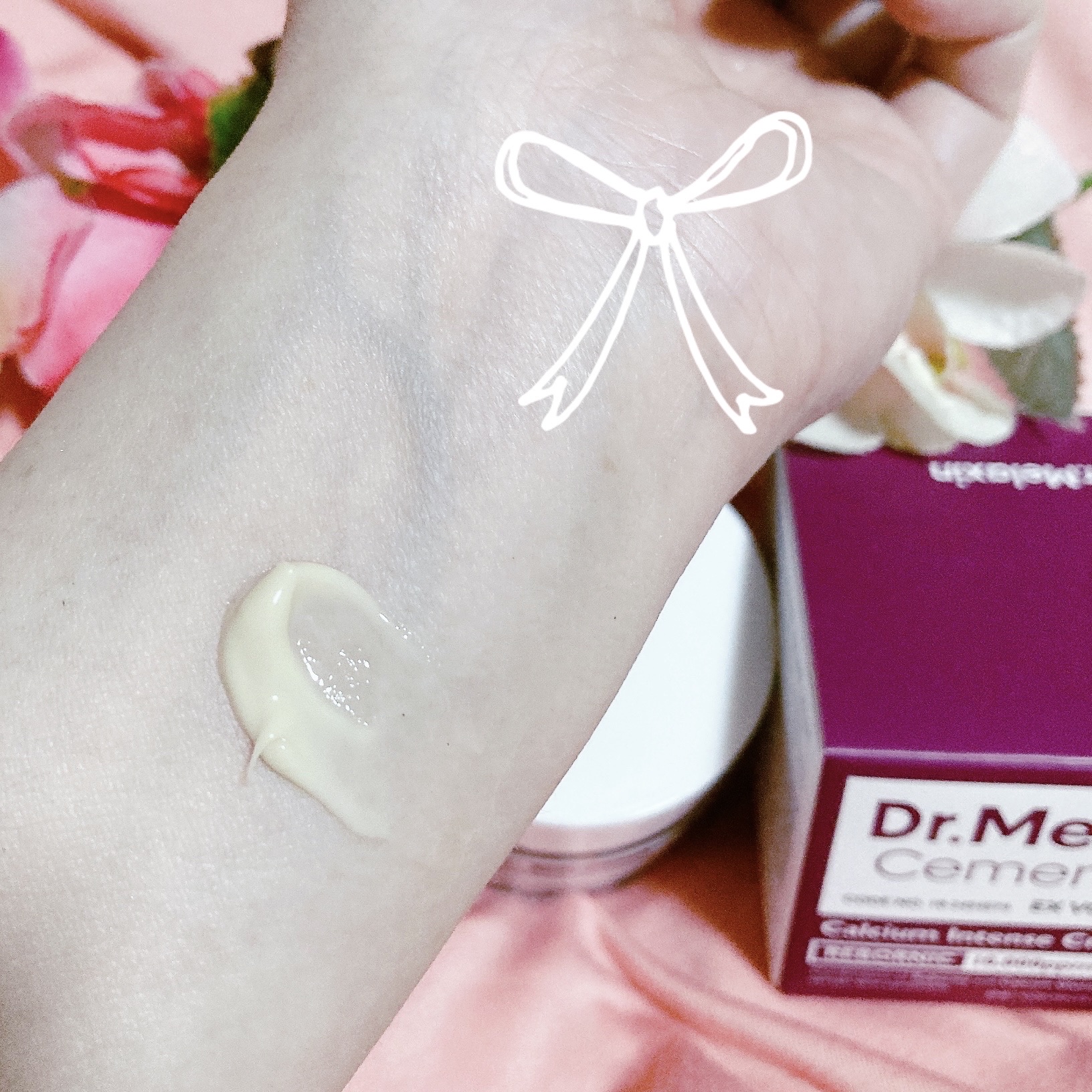 Cemenrete Calcium Intense Cream/Dr.Melaxin/フェイスクリームを使ったクチコミ（3枚目）