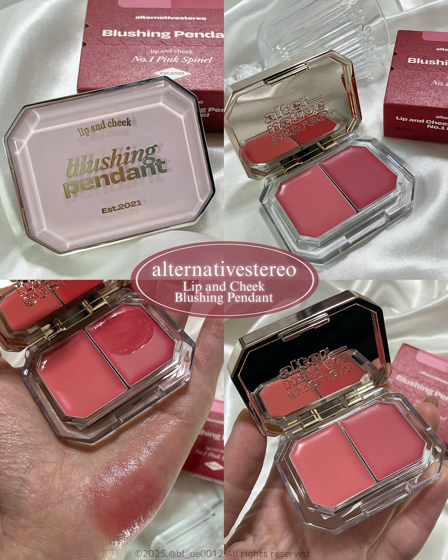 Lip &Cheek Blushing Pendant /alternativestereo/ジェル・クリームチークを使ったクチコミ（1枚目）