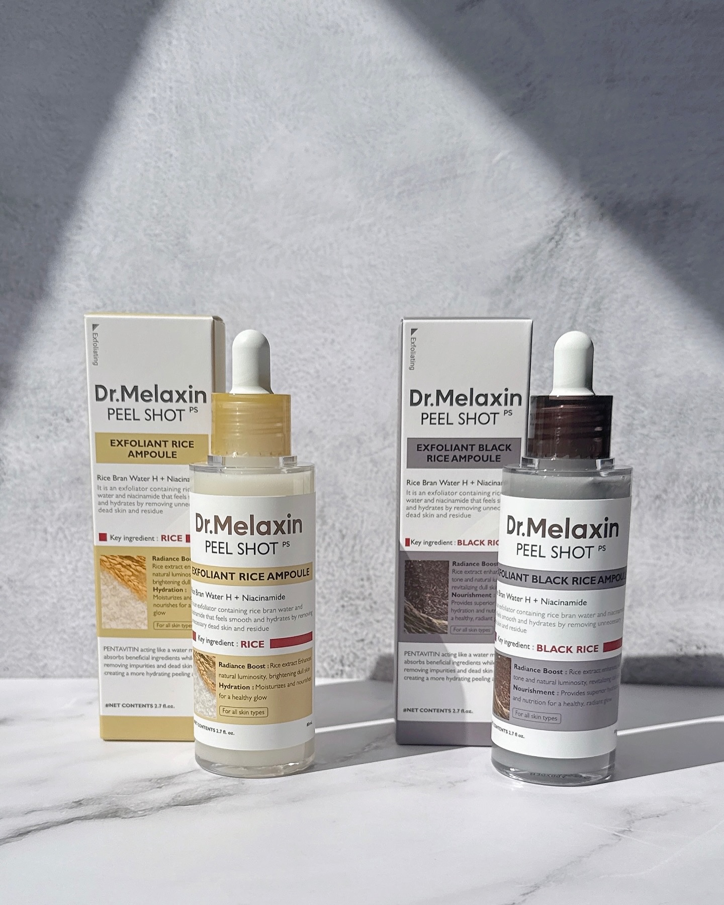 白米ピールショットゴマージュアンプル/Dr.Melaxin/美容液を使ったクチコミ（1枚目）