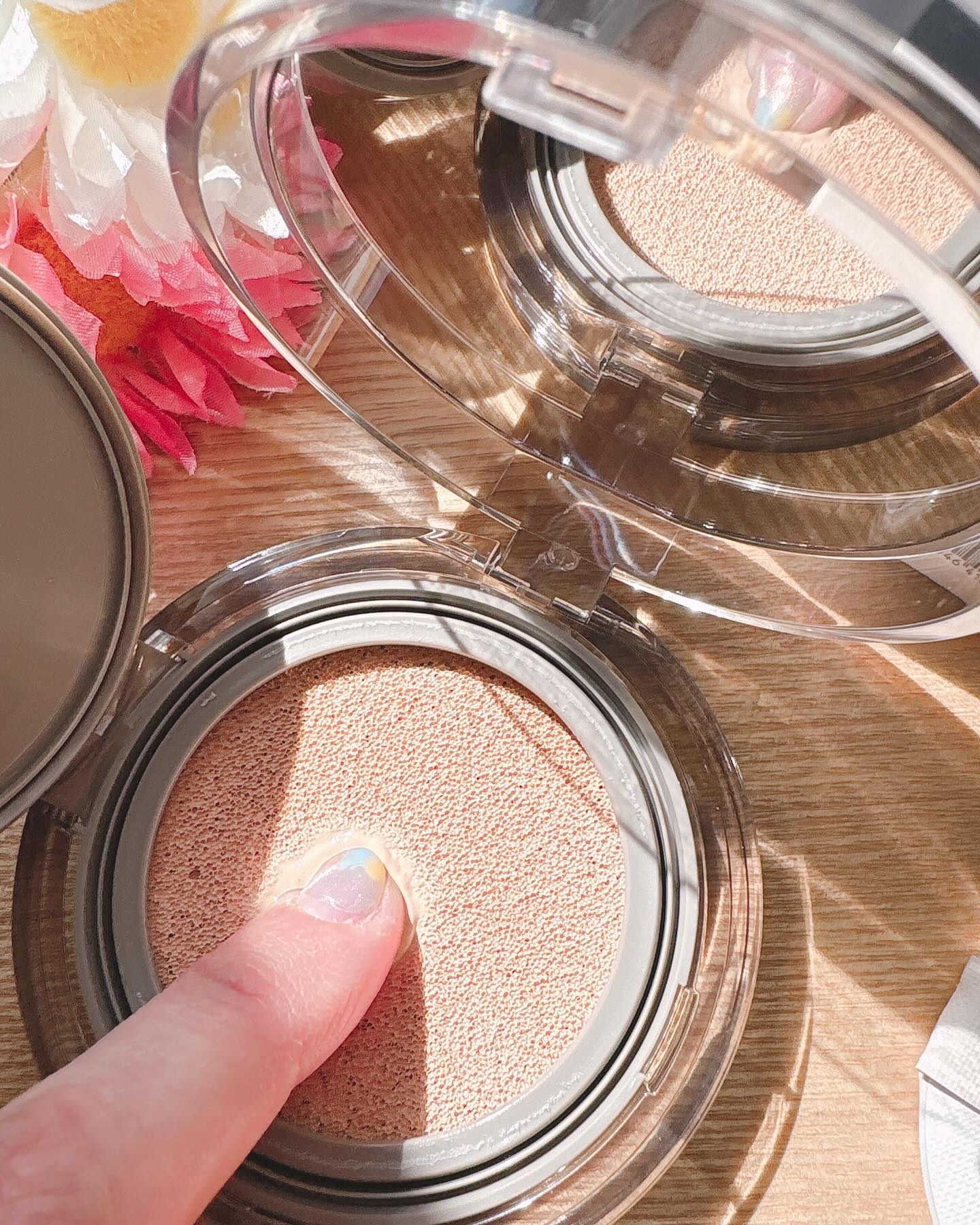 ブラーカバークッション/LUNA/クッションファンデーションを使ったクチコミ（3枚目）