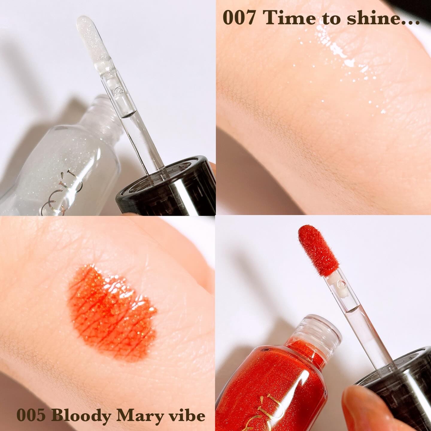 カラーリップセラム/PUCCÚ/リップグロスを使ったクチコミ（3枚目）