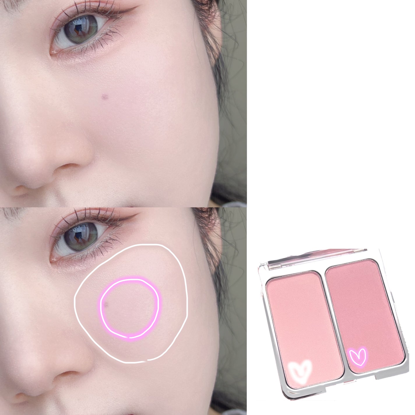 デュアルチーク/2aN/パウダーチークを使ったクチコミ(4枚目)