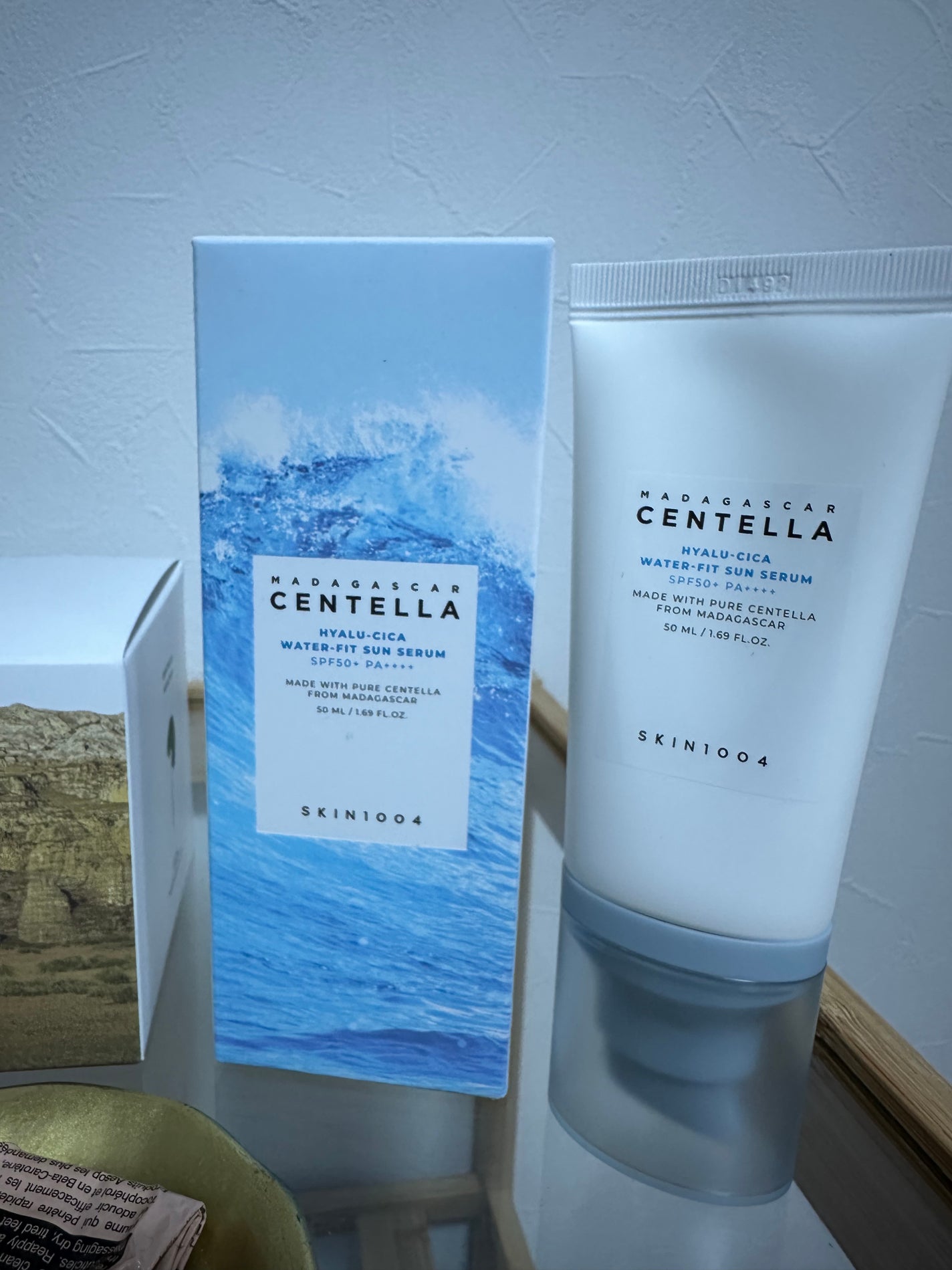 ヒアルーシカ ウォーターフィット サンセラム/SKIN1004/日焼け止めローションを使ったクチコミ(1枚目)