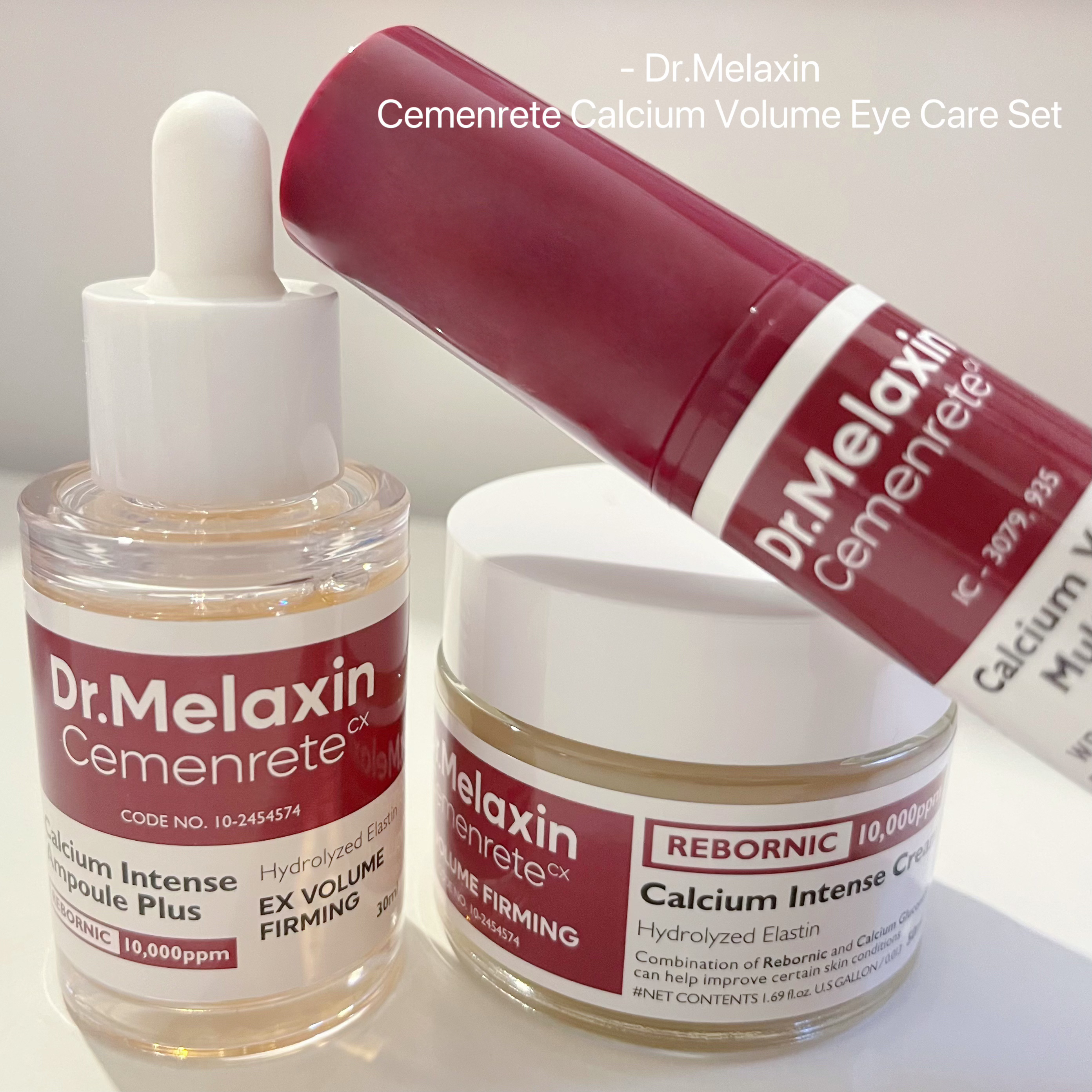 セメンリトカルシウムアンプル+セメンリトカルシウムクリーム/Dr.Melaxin/スキンケアキットを使ったクチコミ（1枚目）