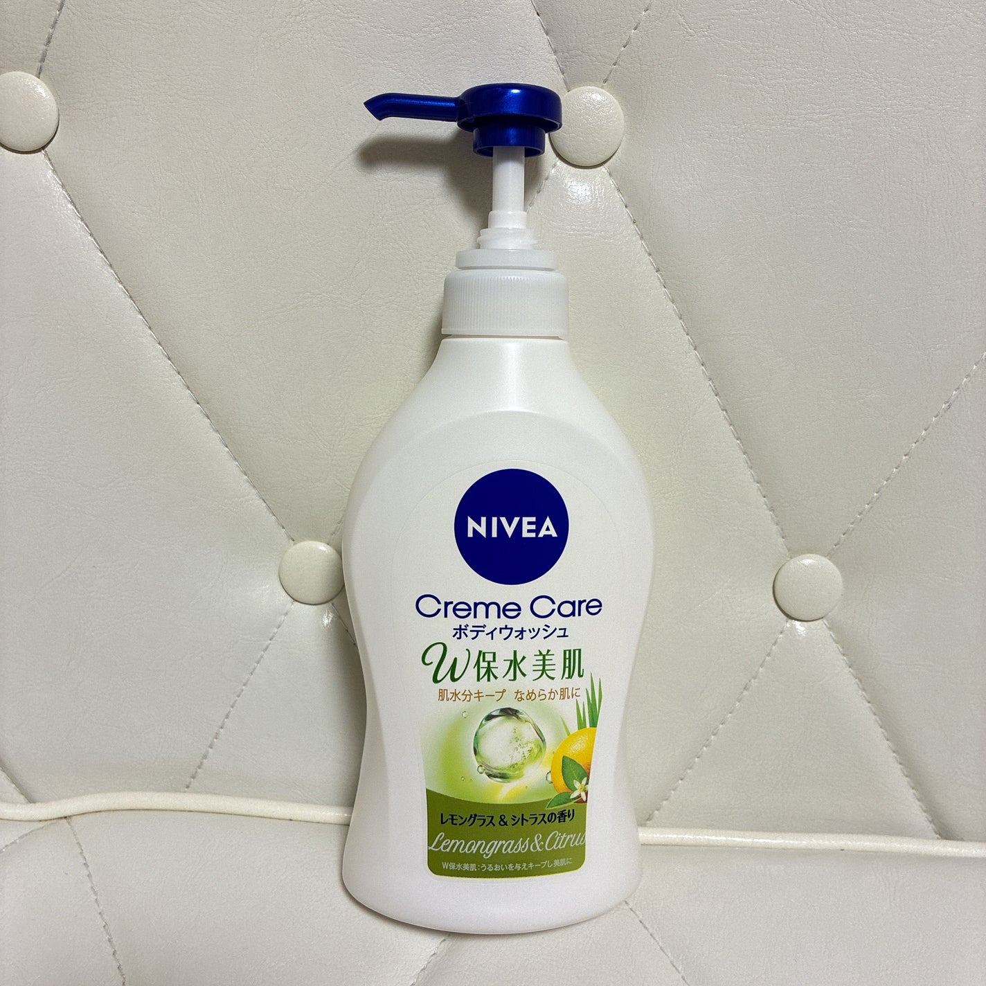 クリームケア ボディウォッシュ W保水美肌 リラクシングソープの香り/ニベア/ボディソープを使ったクチコミ(1枚目)