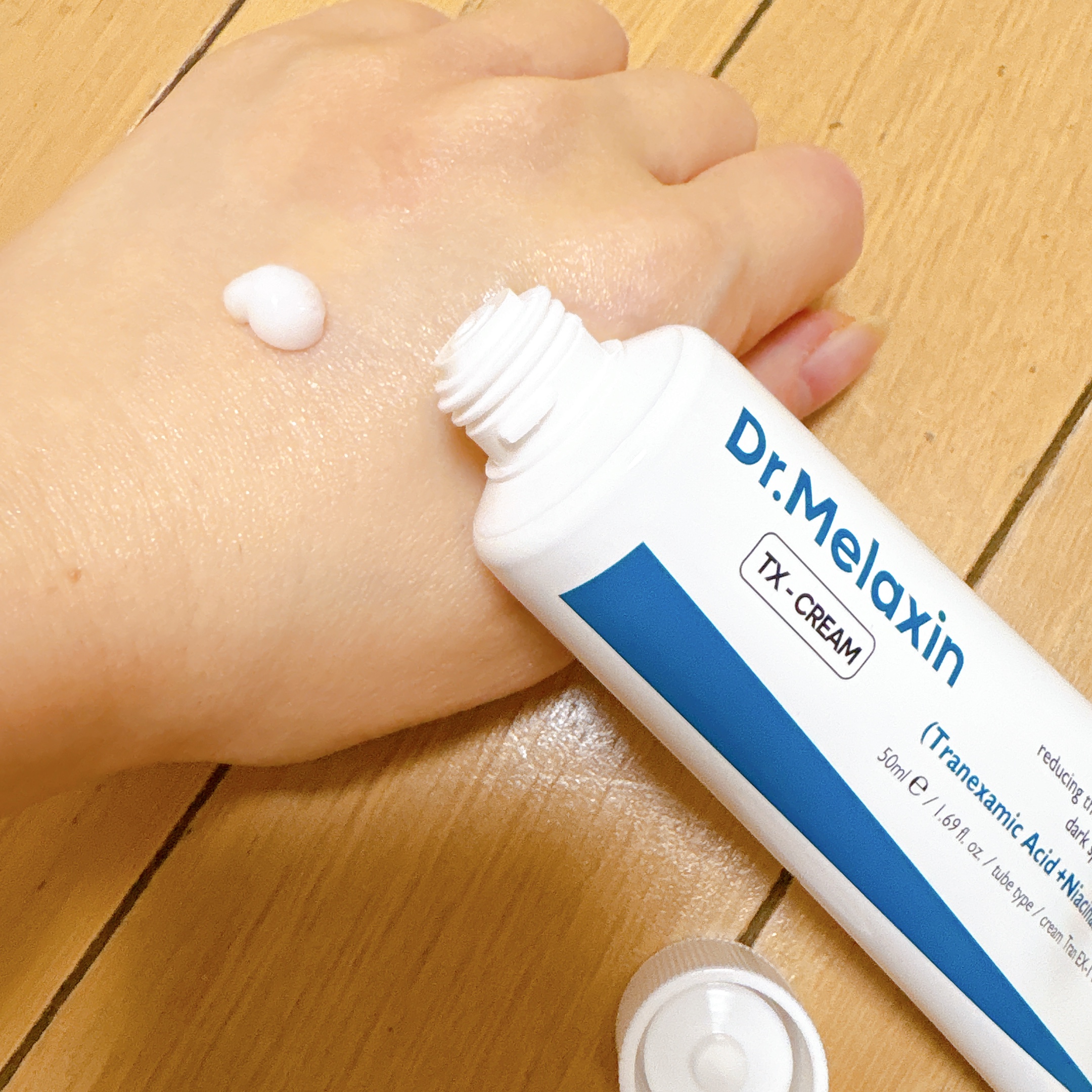 TXアンプルRX＋TXクリーム/Dr.Melaxin/スキンケアキットを使ったクチコミ（3枚目）