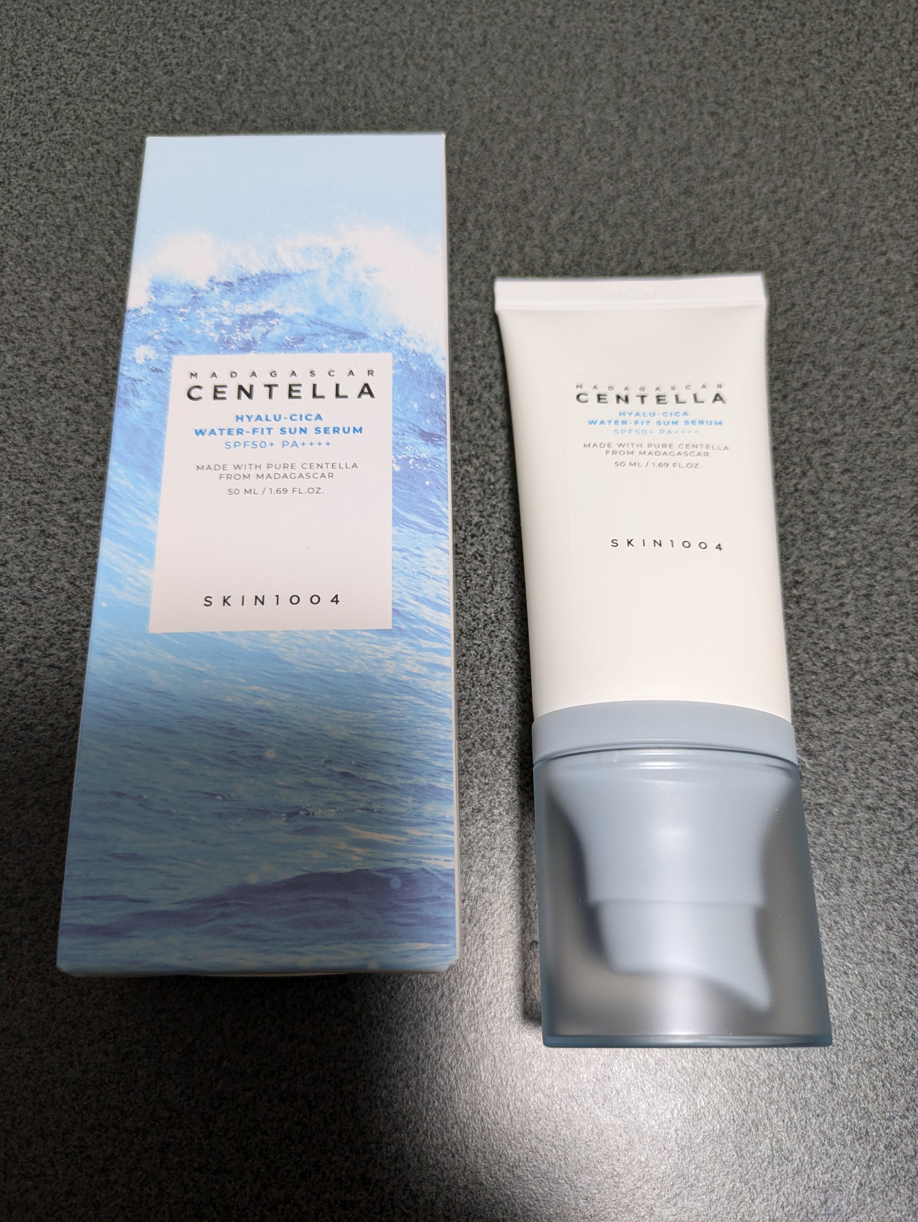 ヒアルーシカ ウォーターフィット サンセラム/SKIN1004/日焼け止めローションを使ったクチコミ（1枚目）