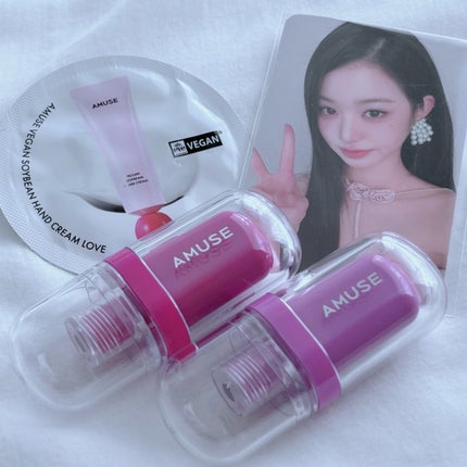 ジェルフィットティント/AMUSE/リップティントを使ったクチコミ(4枚目)