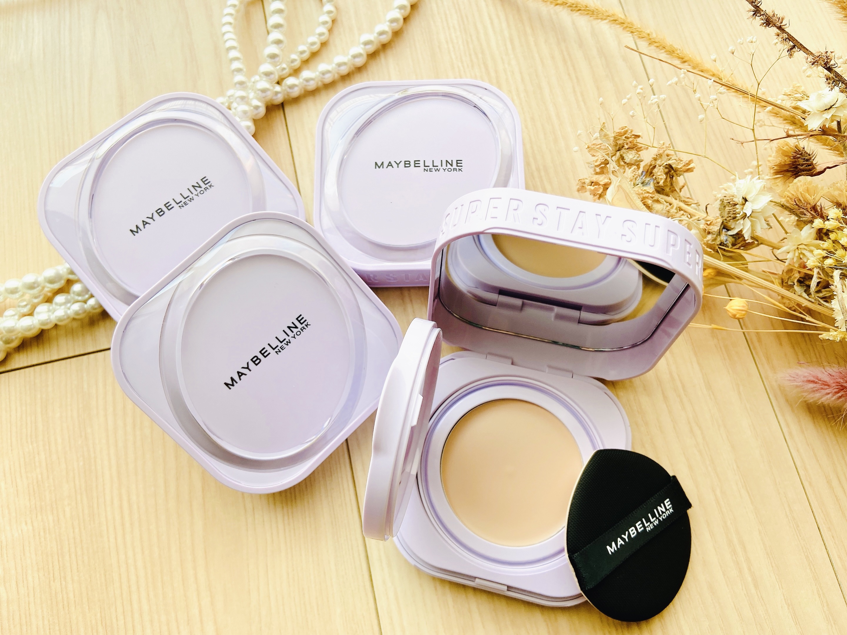 SPステイ クリームパクト ファンデーション/MAYBELLINE NEW YORK/クリーム・エマルジョンファンデーションを使ったクチコミ（2枚目）