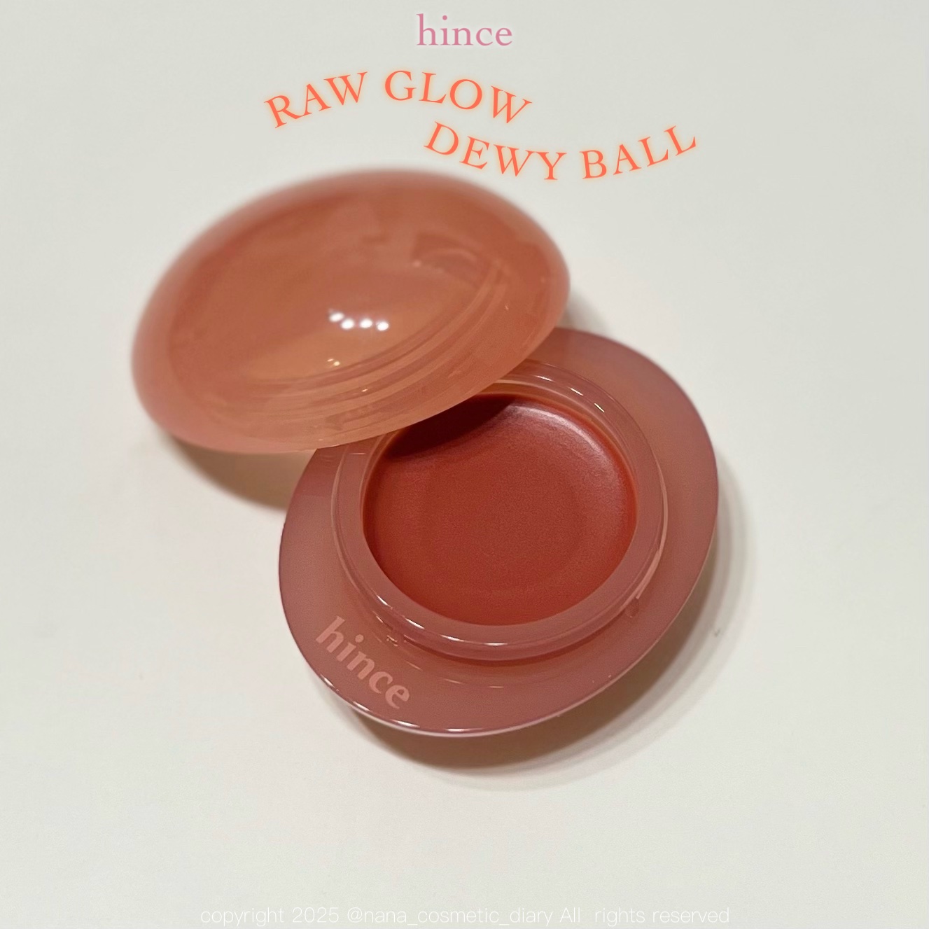 ロウグロウデューイーボール 05 ハグデュー/hince/リップバームを使ったクチコミ（2枚目）