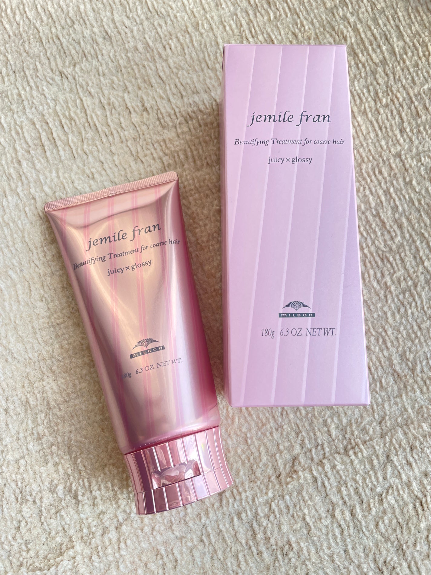 トリートメント ジューシーグロッシー うるツヤ/ジェミールフラン/ヘアマスク・ヘアパックを使ったクチコミ(1枚目)