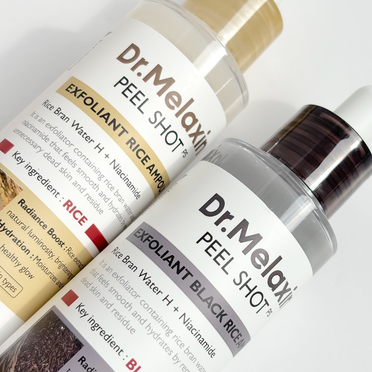 白米ピールショットゴマージュアンプル/Dr.Melaxin/美容液を使ったクチコミ（1枚目）