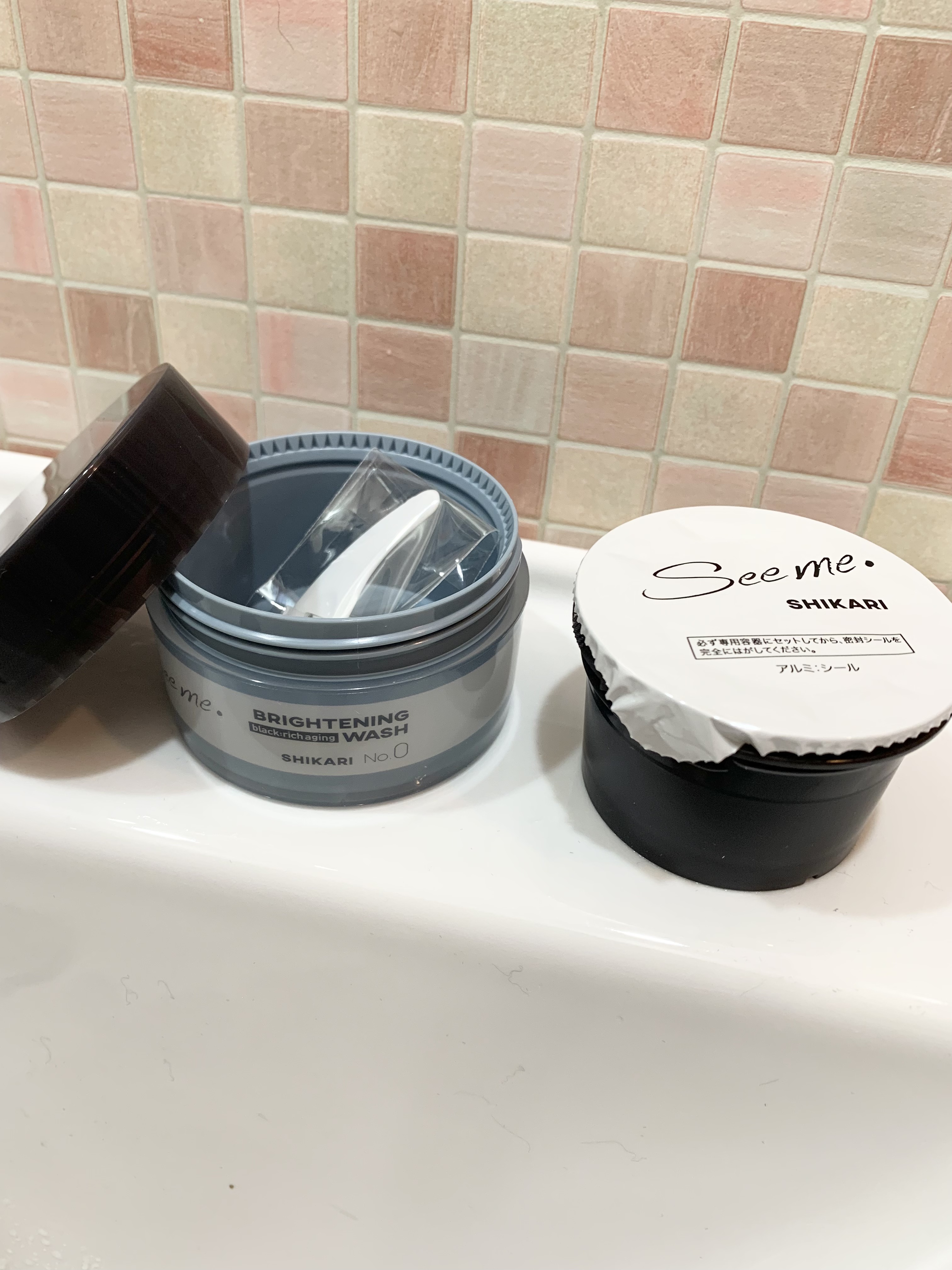 BRIGHTENING WASH black/SHIKARI/洗い流すパック・マスクを使ったクチコミ（2枚目）