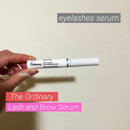Multi-Peptide Lash and Brow serum/The Ordinary/まつげ美容液を使ったクチコミ(1枚目)
