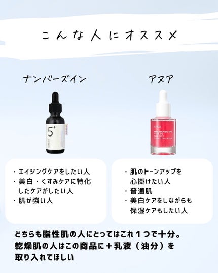 とまと村長@化粧品研究者 on LIPS 「ダークスポットセラムとナンバーズの美容液を比較してみた!本当は..」(8枚目)