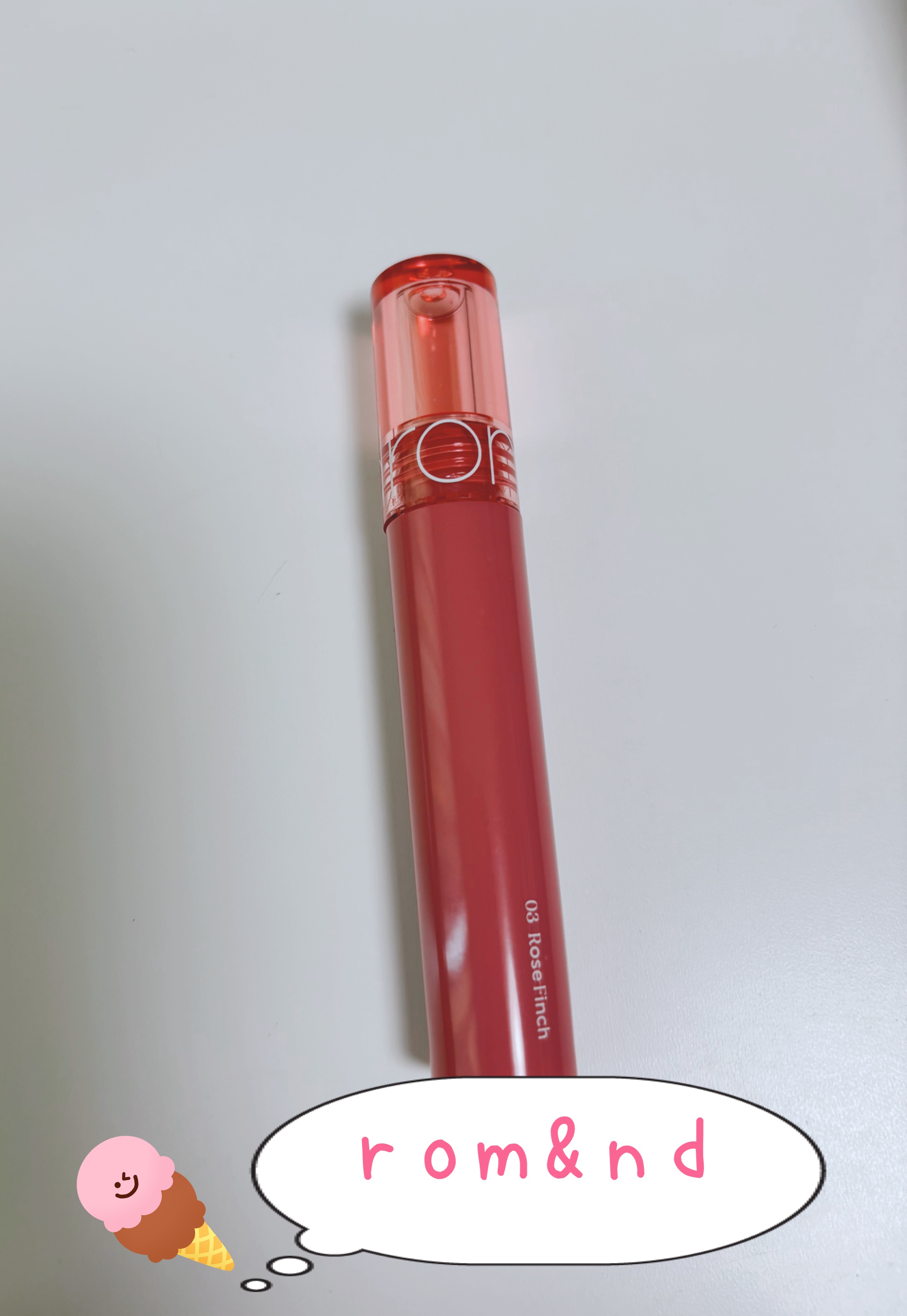 グラスティングカラーグロス/rom&nd/リップグロスを使ったクチコミ（1枚目）