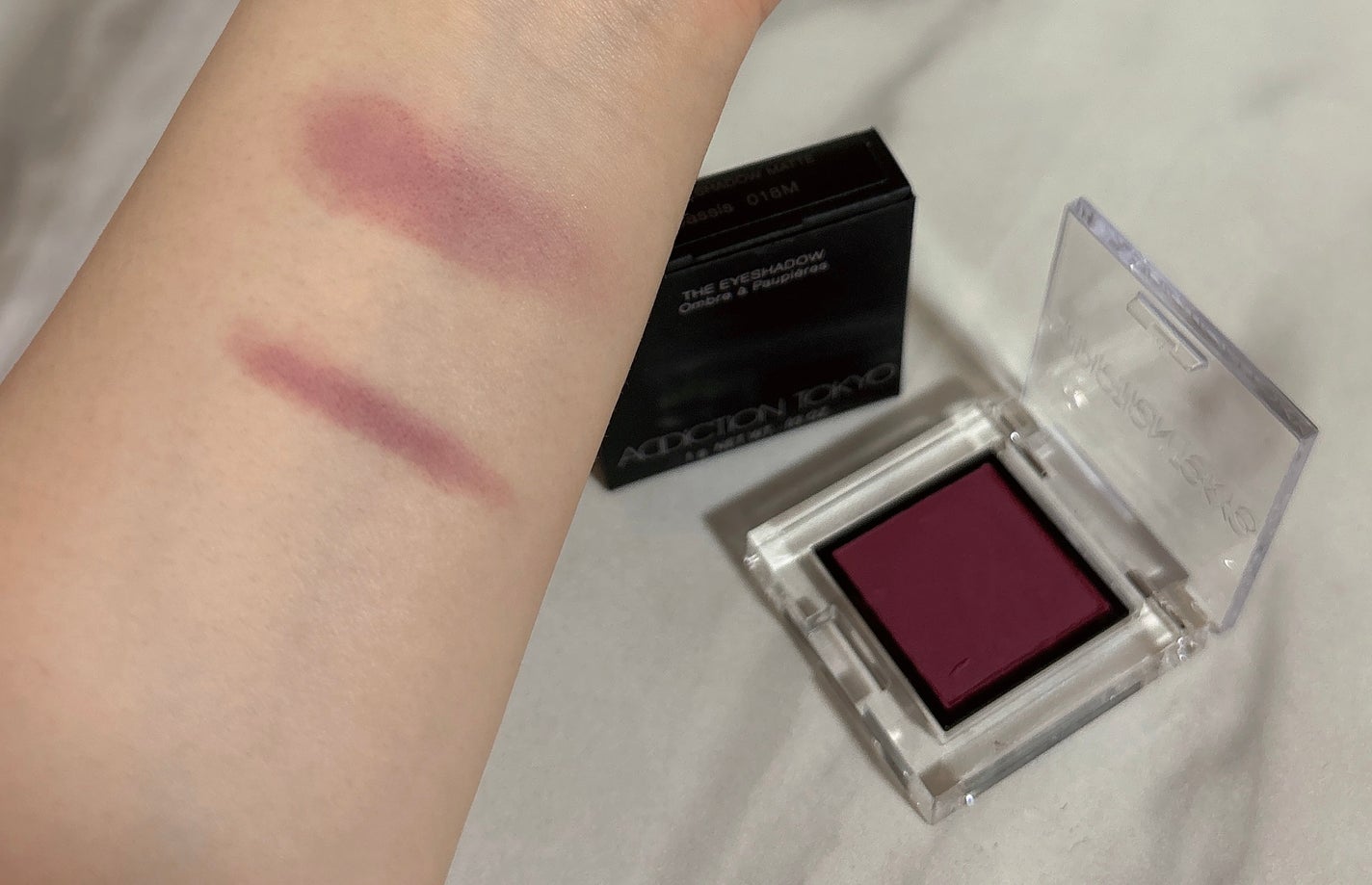 アディクション ザ アイシャドウ マット/ADDICTION/単色アイシャドウを使ったクチコミ(3枚目)