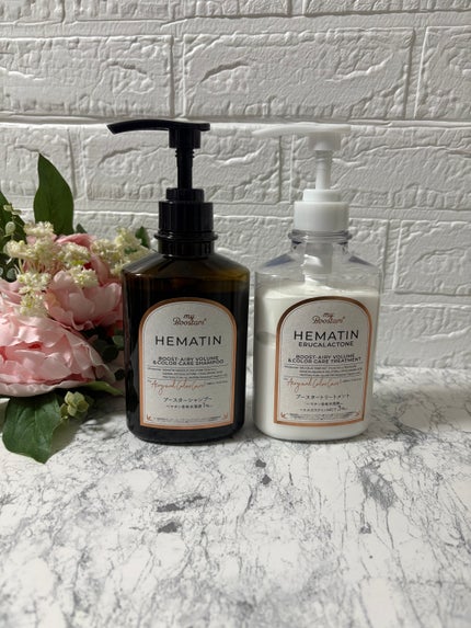 ヘマチン ブースター シャンプー /トリートメント ペアー&ムスクの香り/マイブースターズ/市販シャンプーを使ったクチコミ(2枚目)
