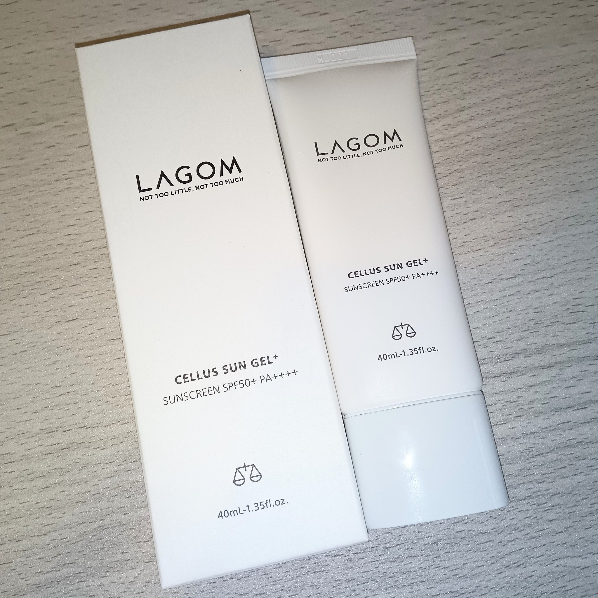 サンジェル プラス SPF50+ PA++++/LAGOM /日焼け止めジェルを使ったクチコミ（2枚目）