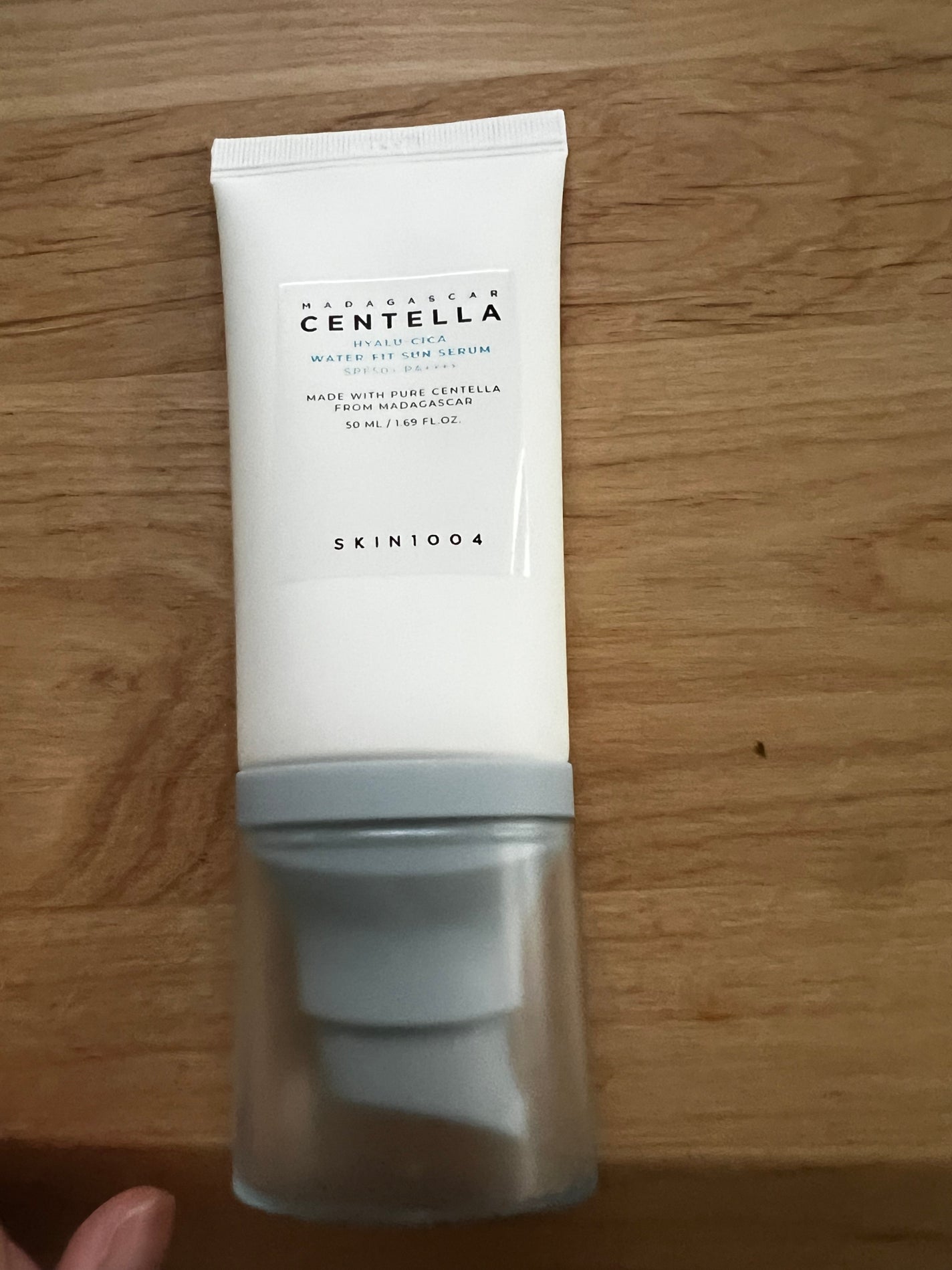 ヒアルーシカ ウォーターフィット サンセラム/SKIN1004/日焼け止めローションを使ったクチコミ(1枚目)