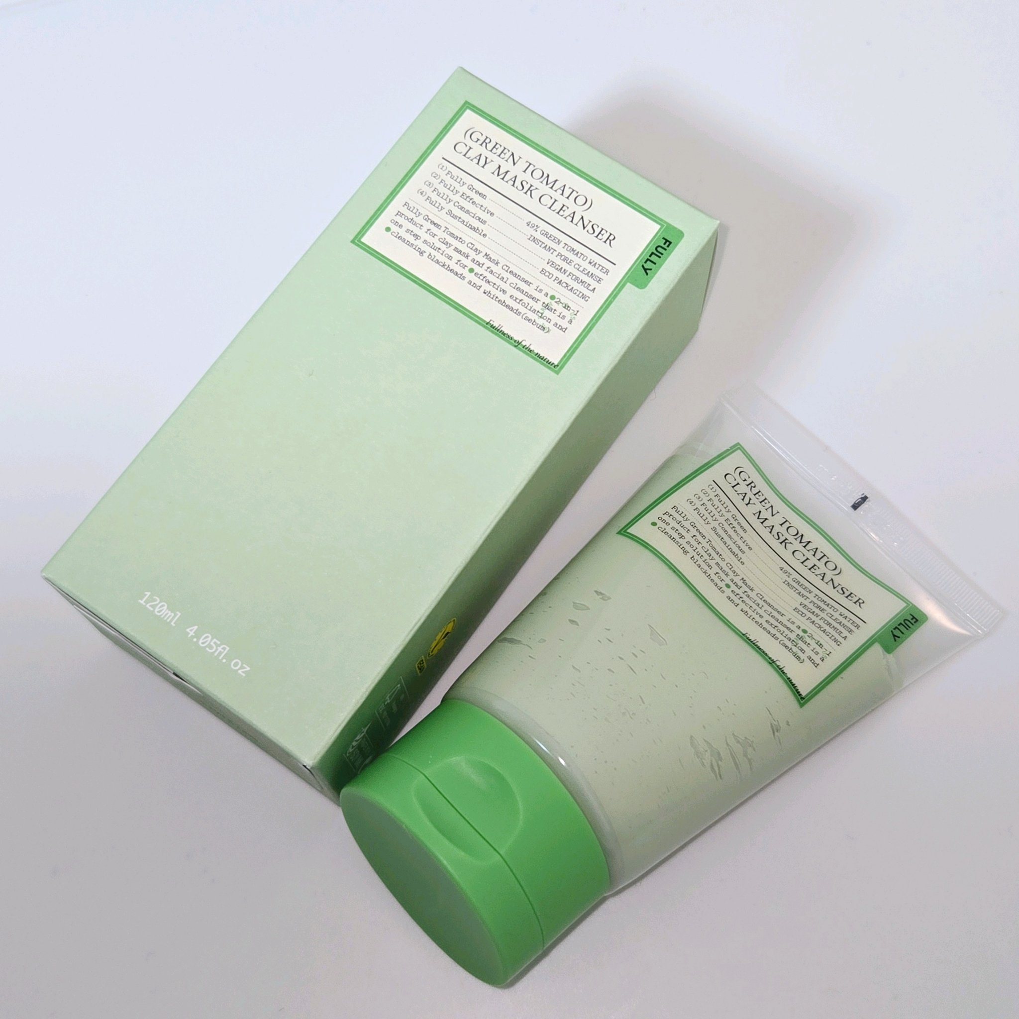 グリーントマトクレイマスククレンザー/FULLY/洗い流すパック・マスクを使ったクチコミ（2枚目）