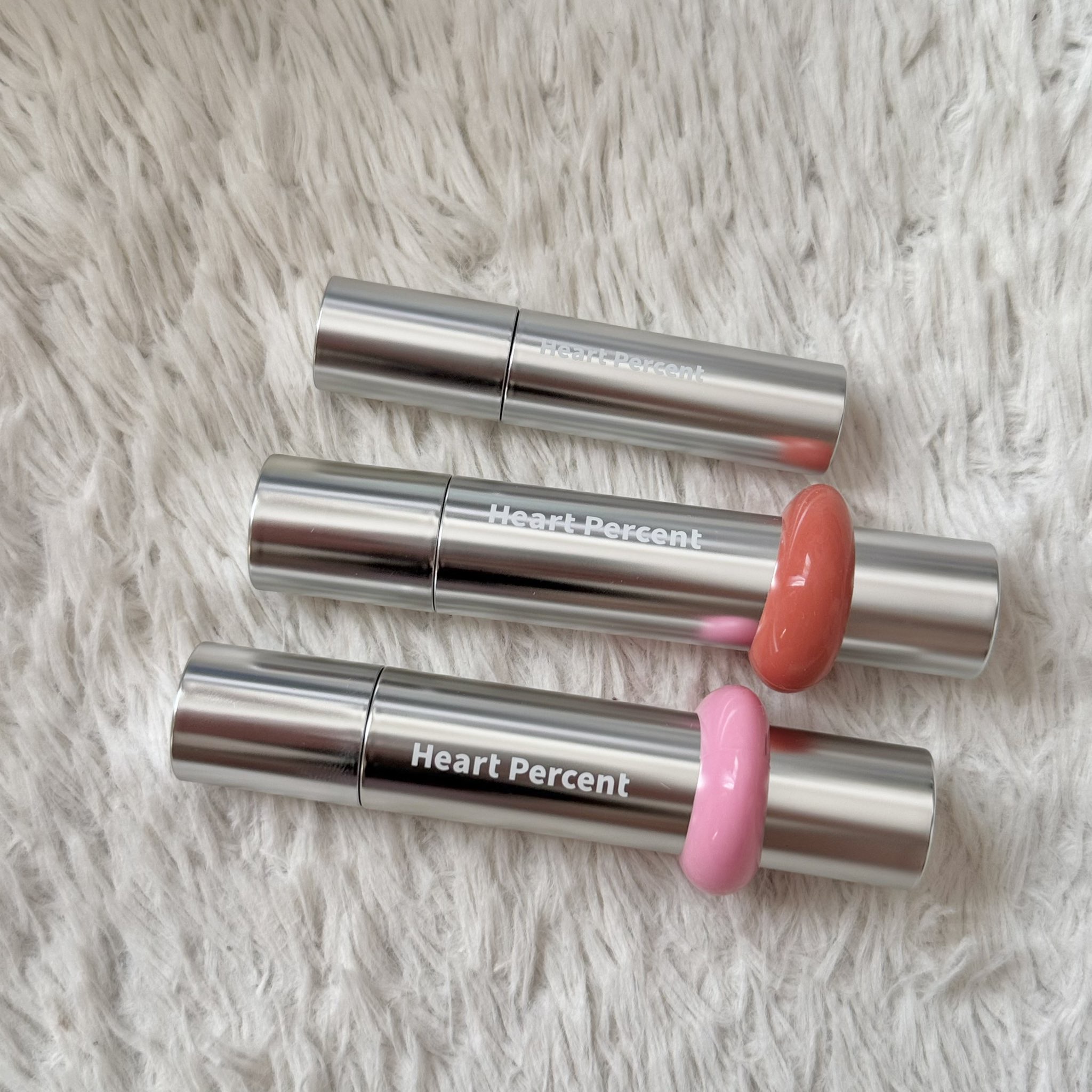 ドットオンムードワンウェイグロイティント 04 ピンク・ベイブ/Heart Percent/リップティントを使ったクチコミ（1枚目）