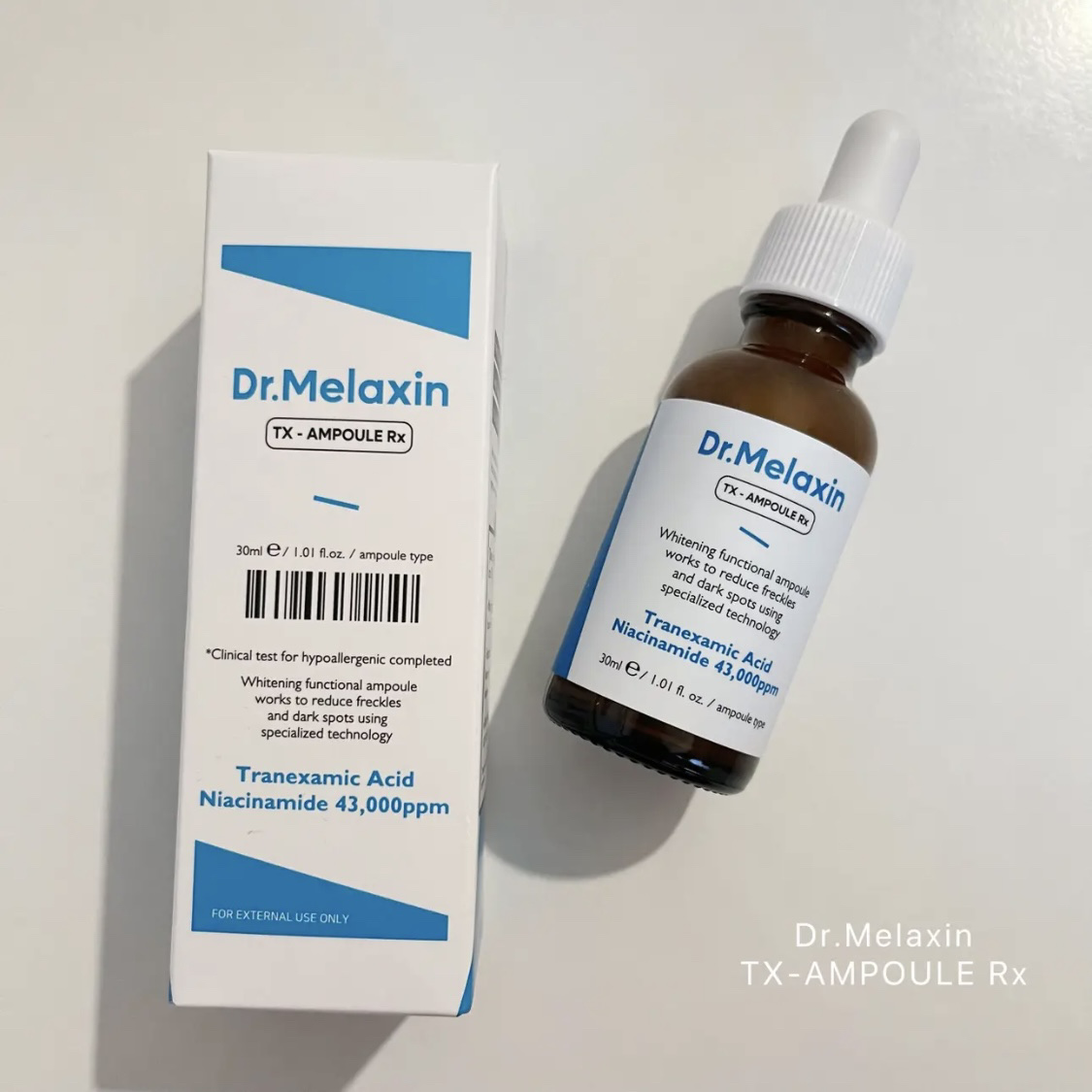 TXアンプルRX＋TXクリーム/Dr.Melaxin/スキンケアキットを使ったクチコミ（2枚目）