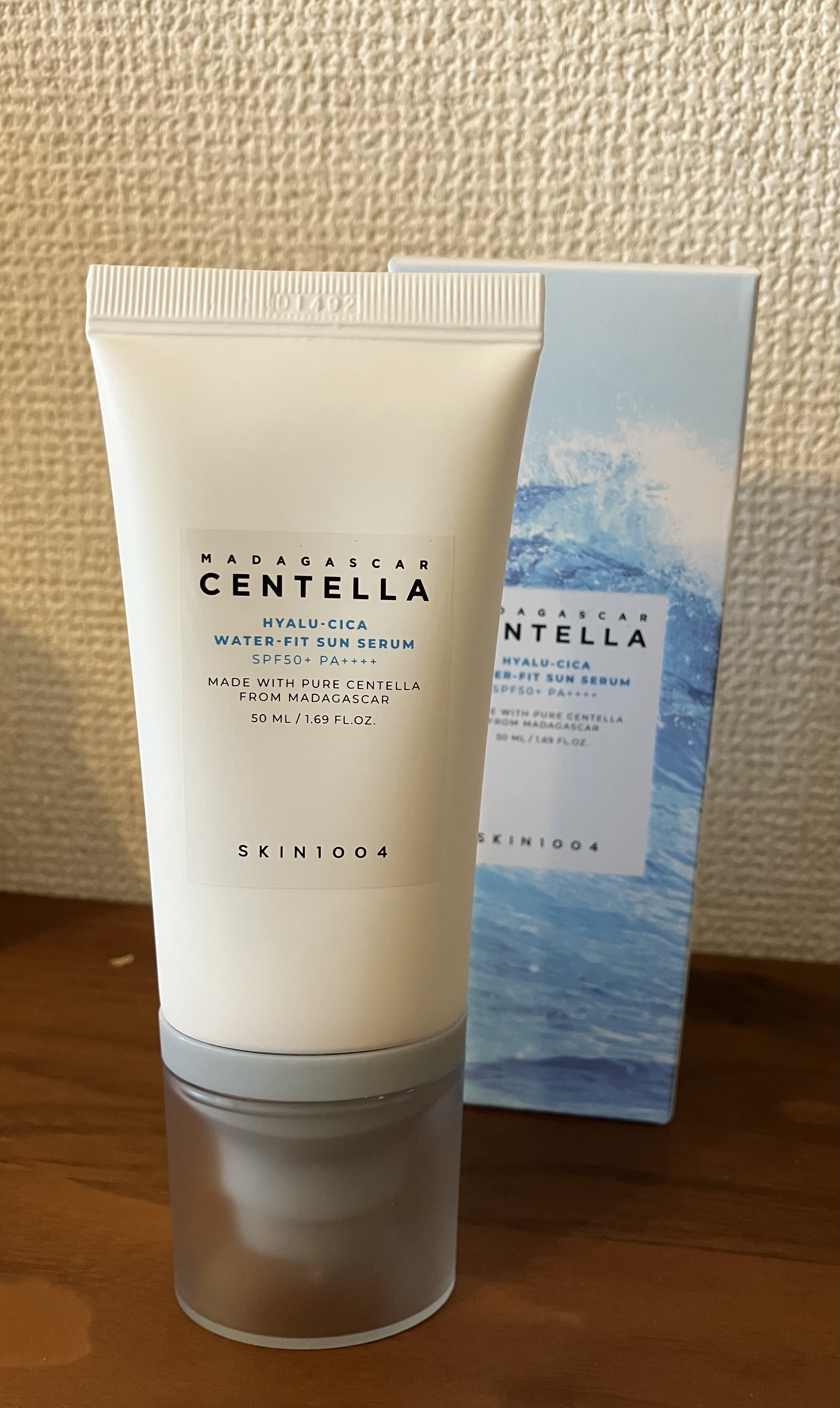 ヒアルーシカ ウォーターフィット サンセラム/SKIN1004/日焼け止めローションを使ったクチコミ（1枚目）