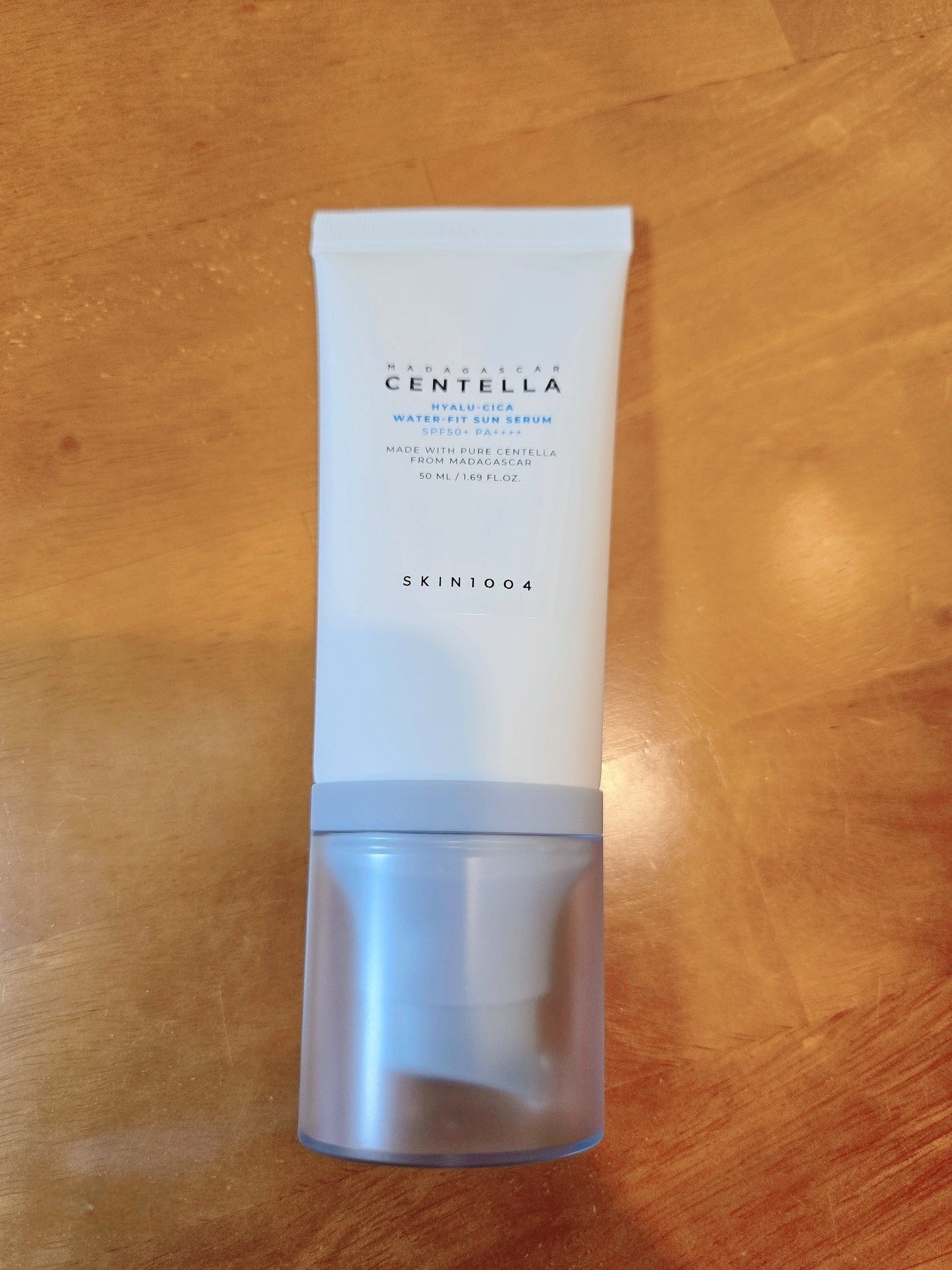 ヒアルーシカ ウォーターフィット サンセラム/SKIN1004/日焼け止めローションを使ったクチコミ(1枚目)