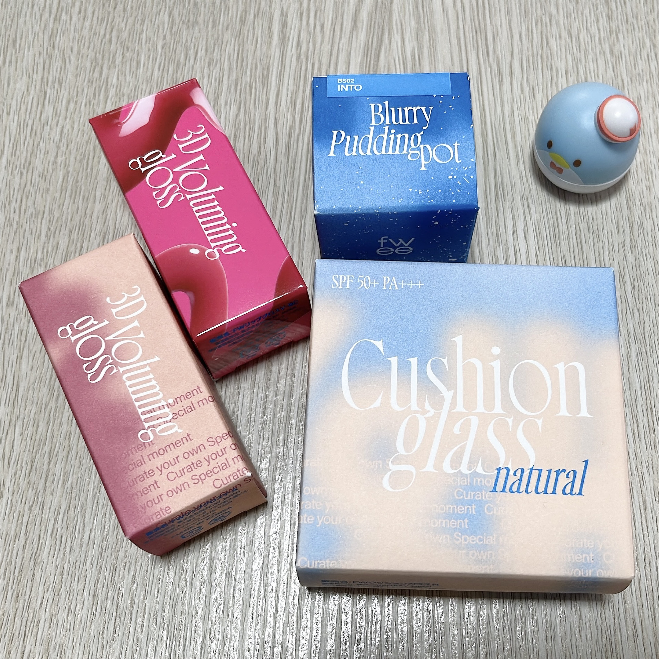 リップアンドチーク ブラーリープリンポット/fwee/口紅を使ったクチコミ（1枚目）