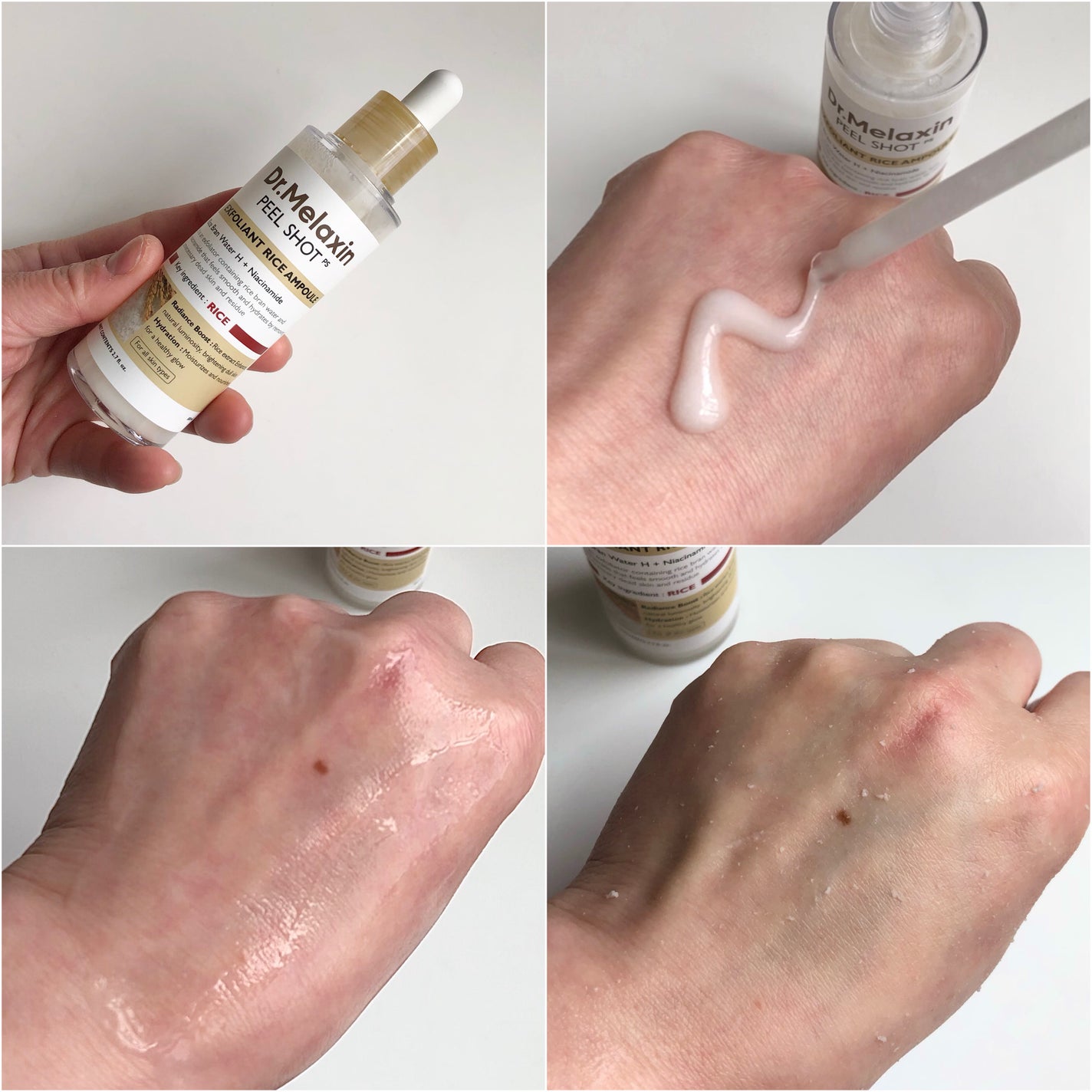 白米ピールショットゴマージュアンプル/Dr.Melaxin/美容液を使ったクチコミ(5枚目)