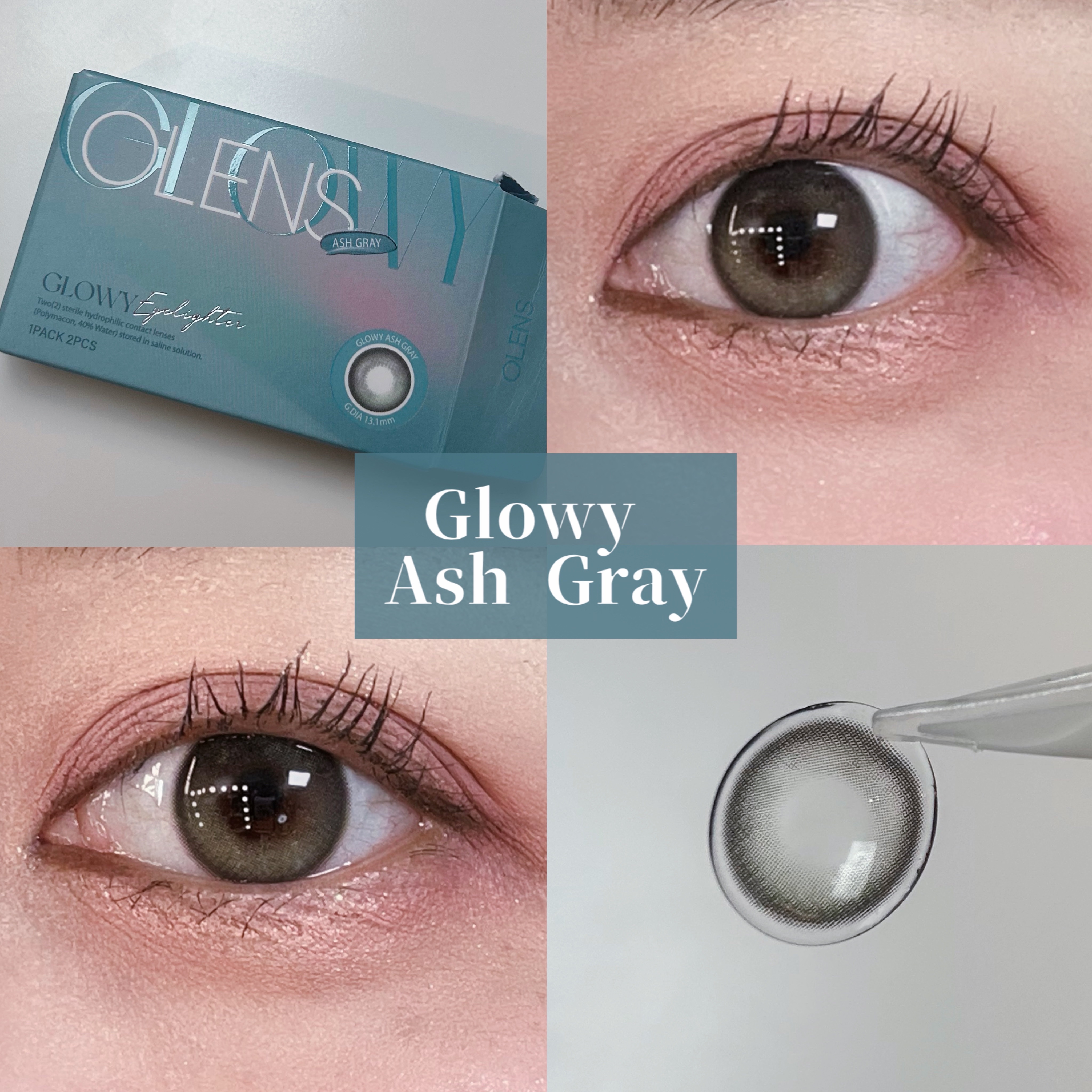 Eyelighter Glowy 1Month/OLENS/カラーコンタクトレンズを使ったクチコミ（1枚目）