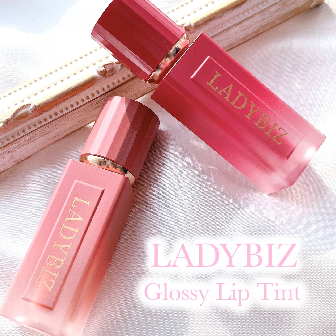 シティガールムードグロッシーティント/LADYBIZ/リップティントを使ったクチコミ(1枚目)