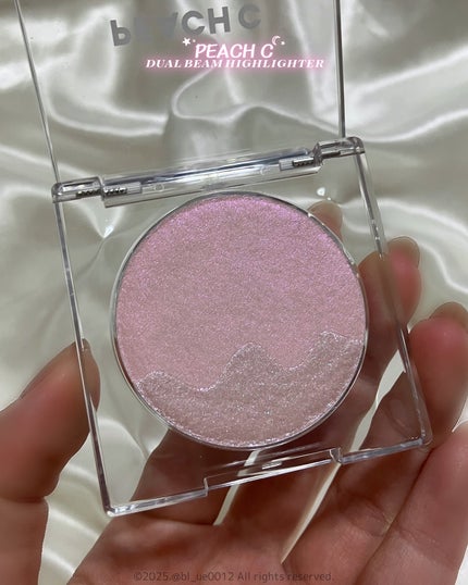 ピーチC デュアルビームハイライター 01 ピーチルビービーム/Peach C/パウダーハイライトの画像