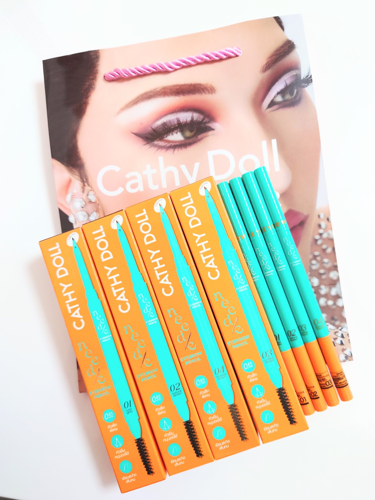 ニードルアイブロウペンシル/CathyDoll/アイブロウペンシルを使ったクチコミ（3枚目）