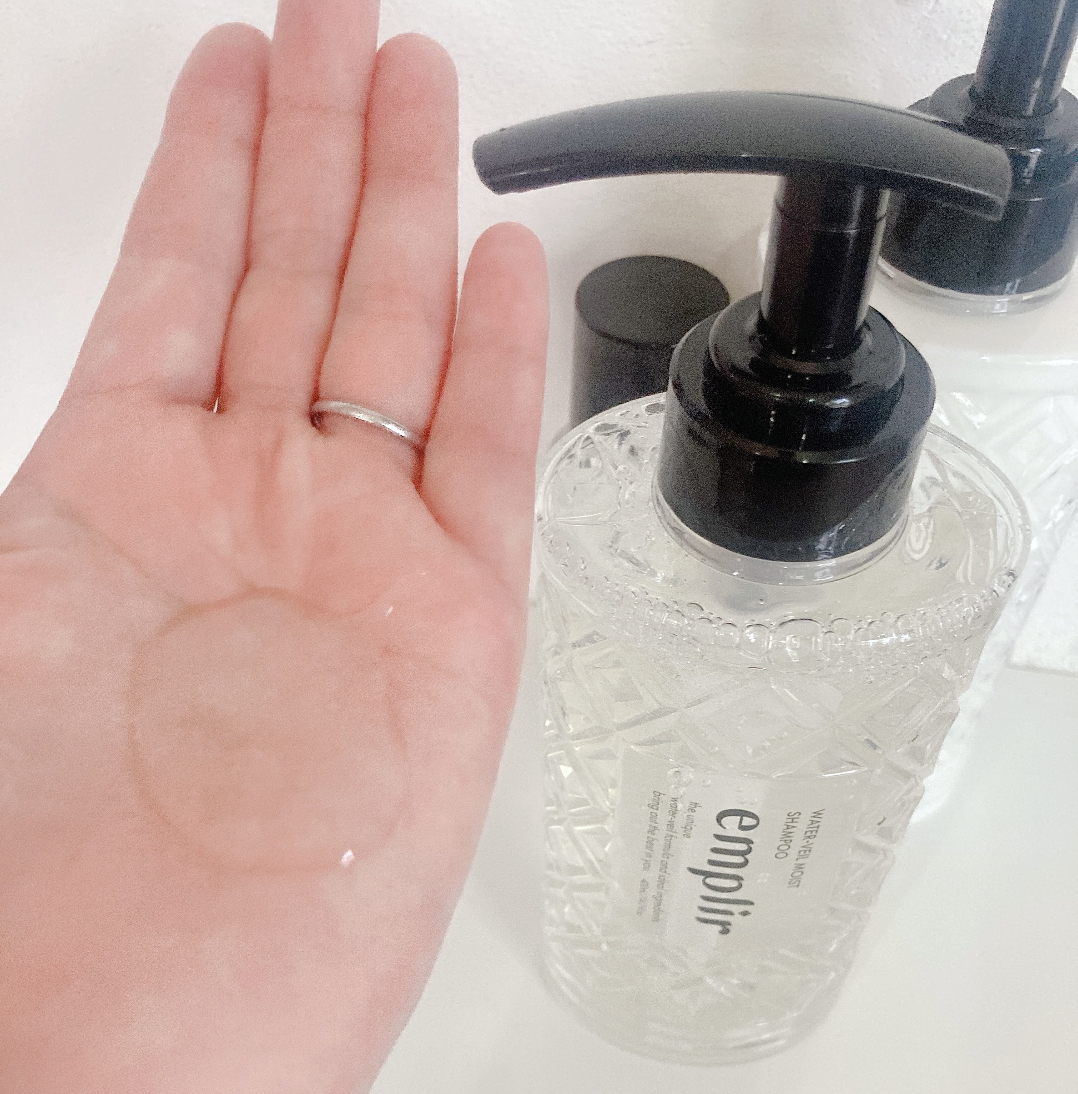 ウォーターベール　モイストシャンプー／トリートメント/emplir/市販シャンプーを使ったクチコミ（2枚目）