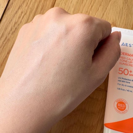 ダーマUV365 リリーフピンクトーンアップサンスクリーン/AESTURA/日焼け止めクリームを使ったクチコミ(5枚目)