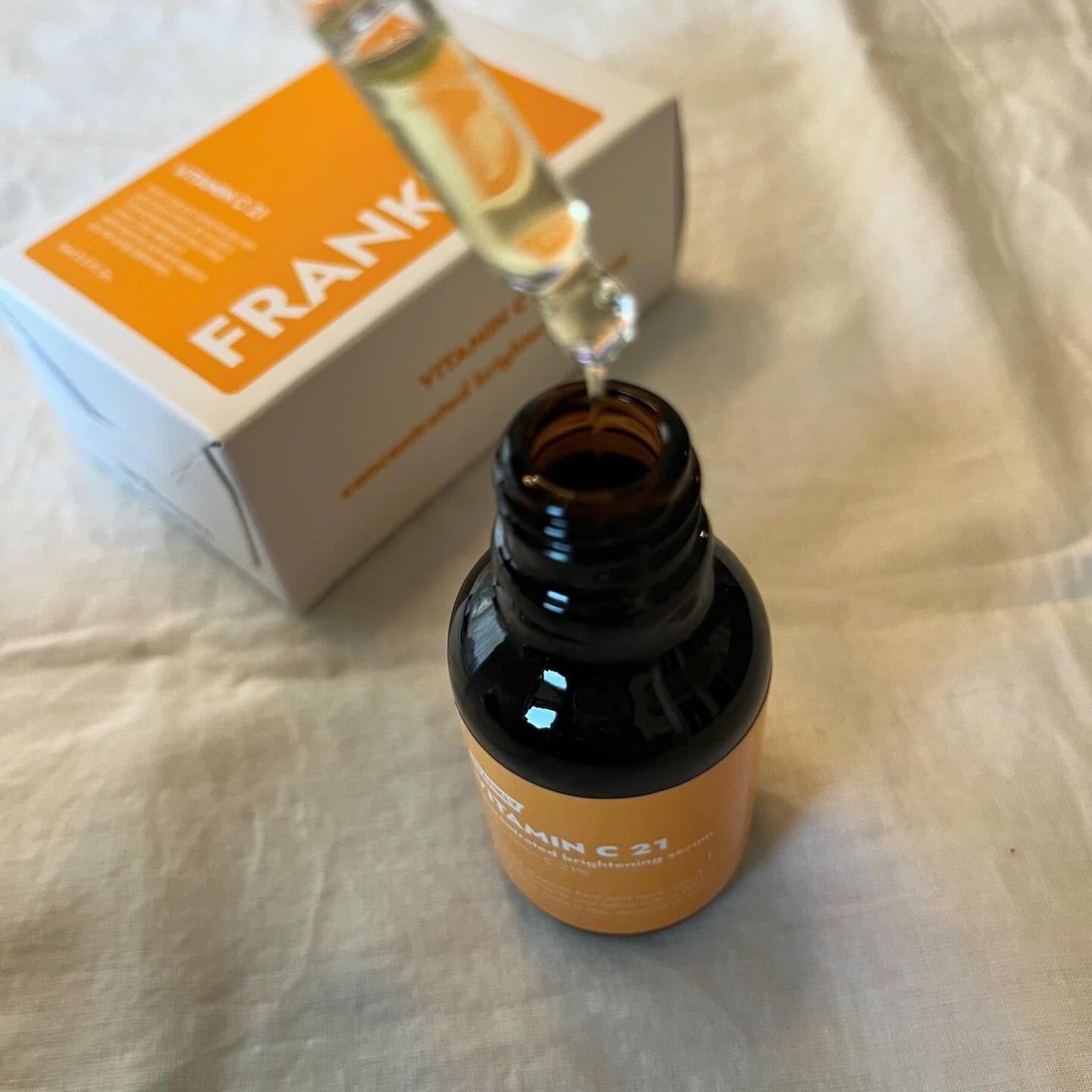 ビタミンC21セラム/Frankly/美容液を使ったクチコミ(2枚目)