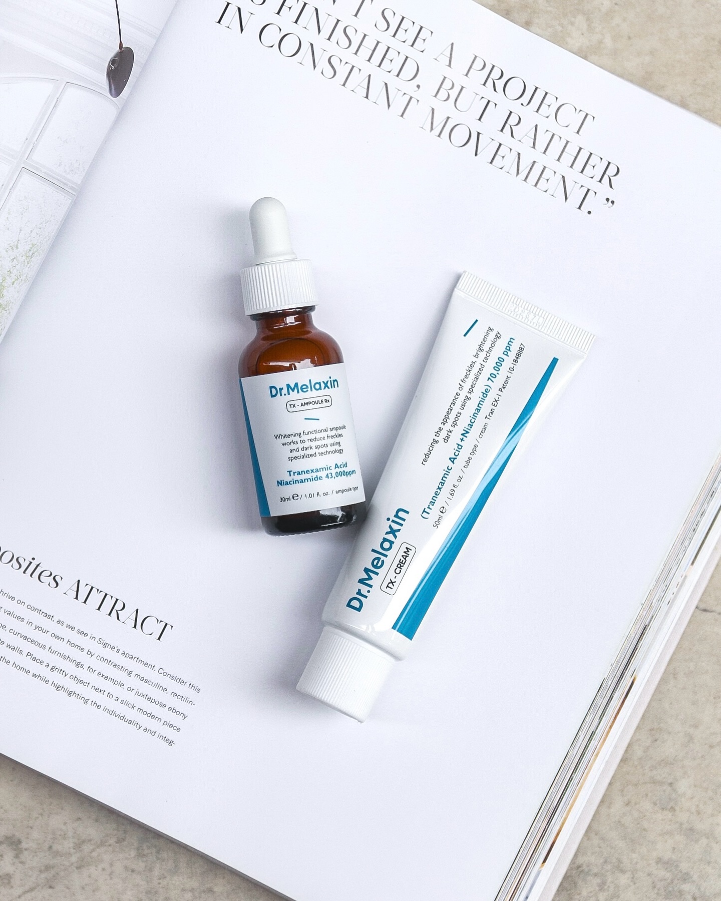 気になるしみに⚡
ㅤㅤㅤㅤㅤㅤㅤㅤㅤㅤ
TXアンプルRx＋TXクリーム
@dr.melaxin.jp
ㅤㅤ
トラネキサム酸'成分をナノ化した
塗るアンプル＆クリーム
ㅤ
ㅤㅤㅤㅤㅤㅤㅤ
美肌アプローチ美容液 ─ TXアンプルRx
色素沈着ケ