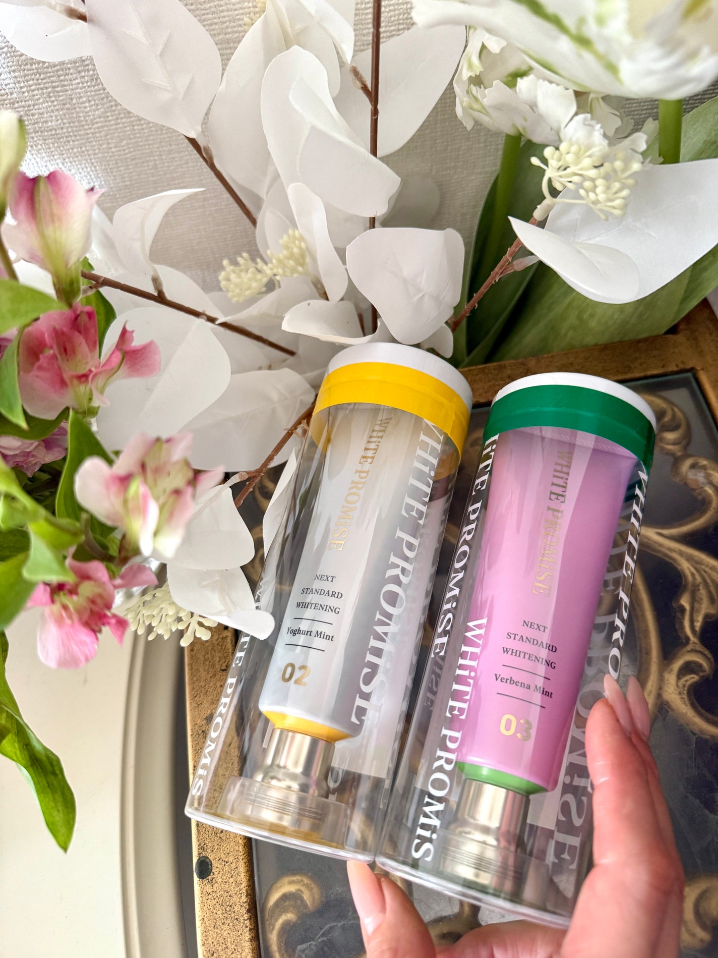 ホワイトプロミス 美白*+口臭ケア/WHiTE PROMiSE/歯磨き粉を使ったクチコミ(3枚目)